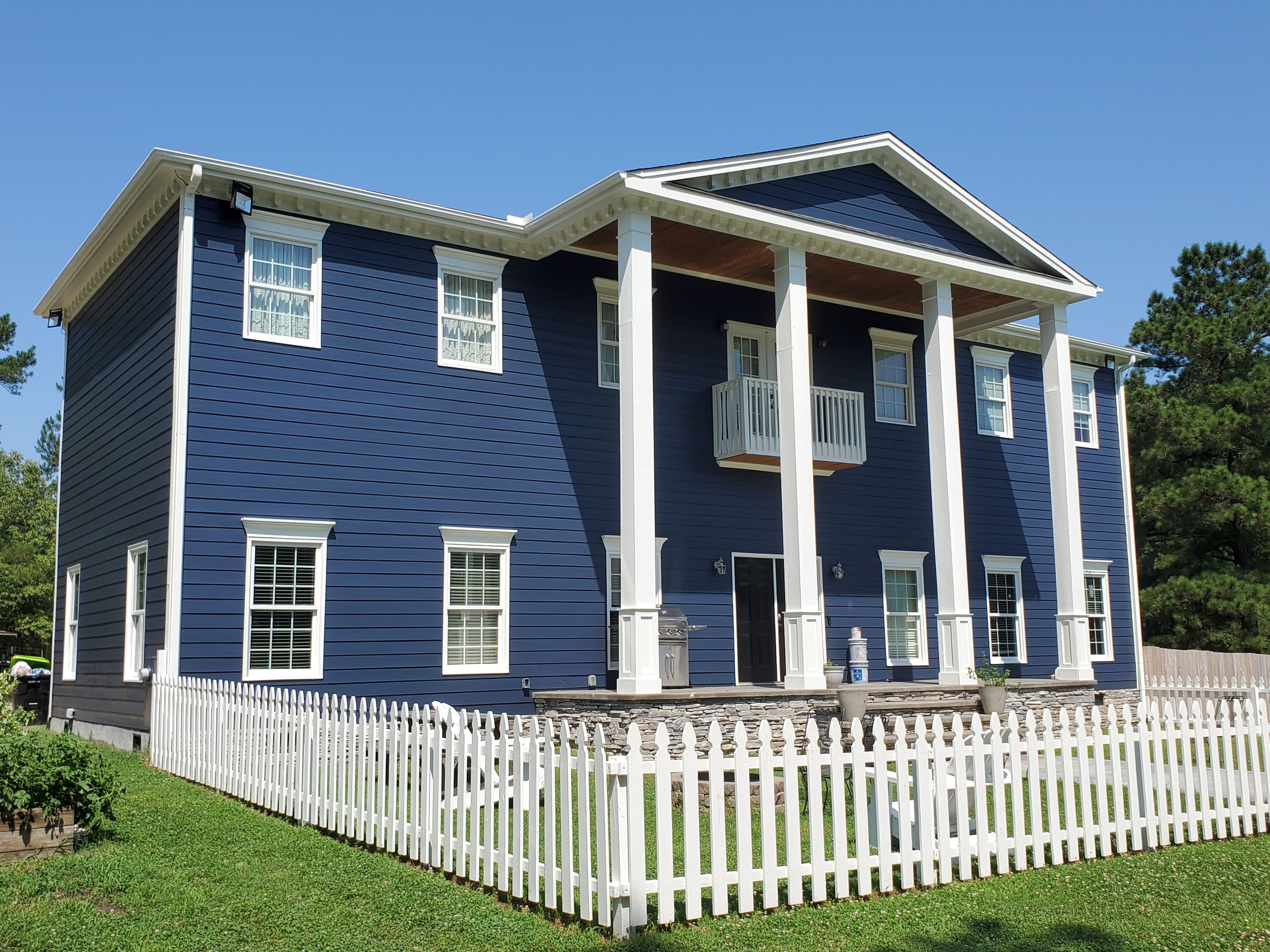 Exterior house painting project 3 in Raleigh Durham Cary NC