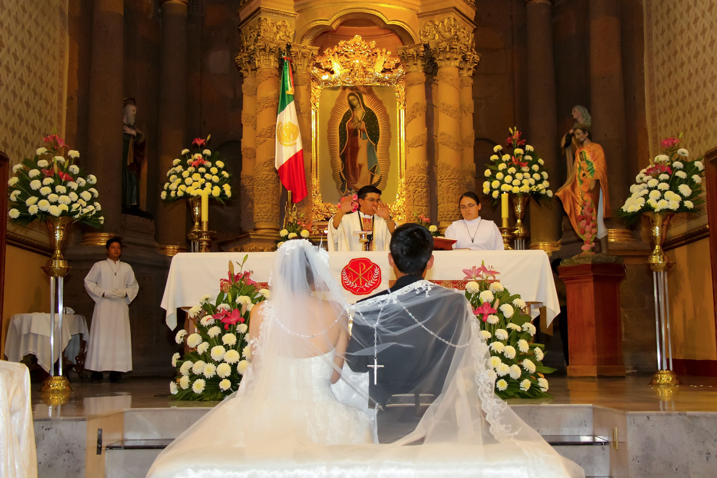 Kirchenzeremonie in Mexiko