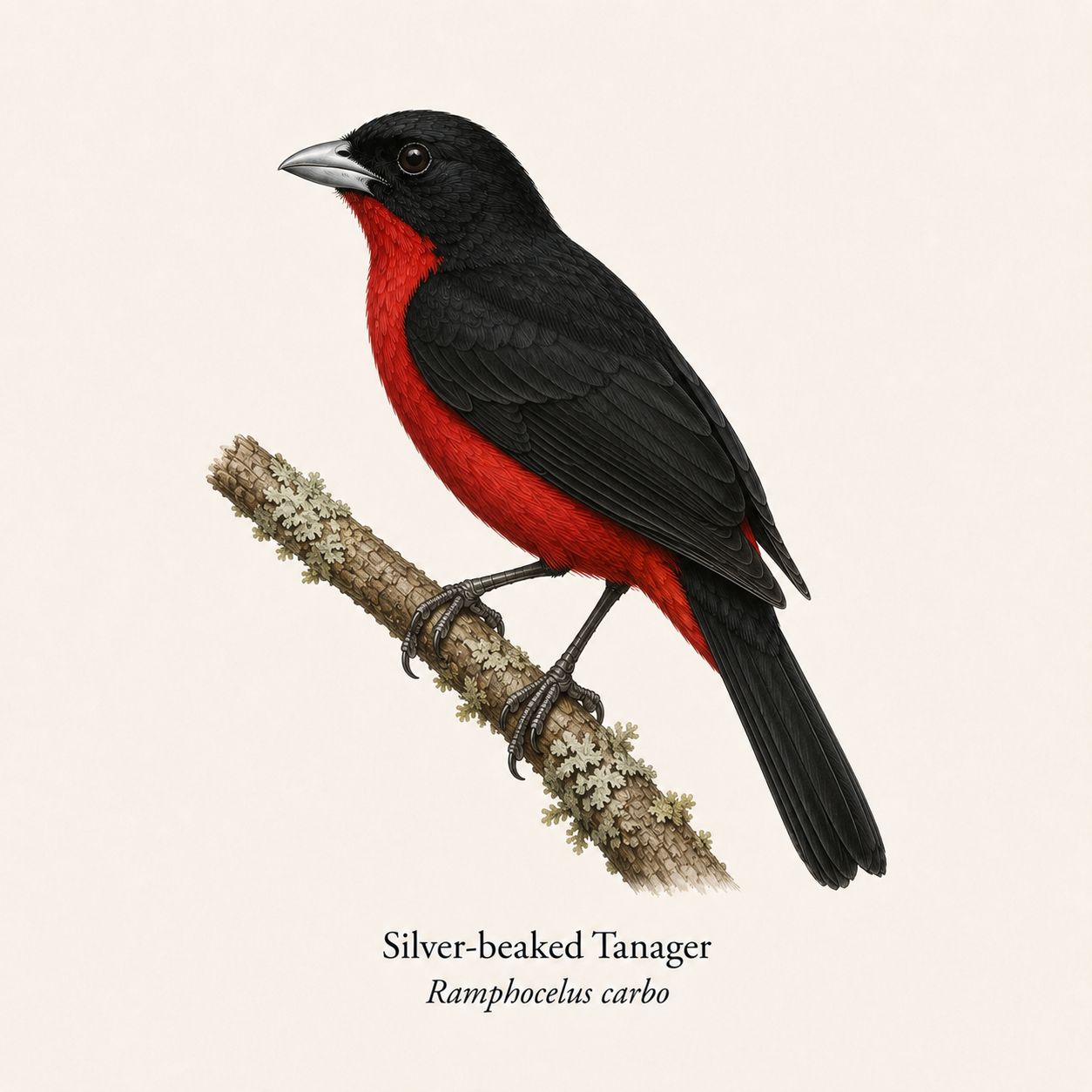 Silver-beaked Tanager