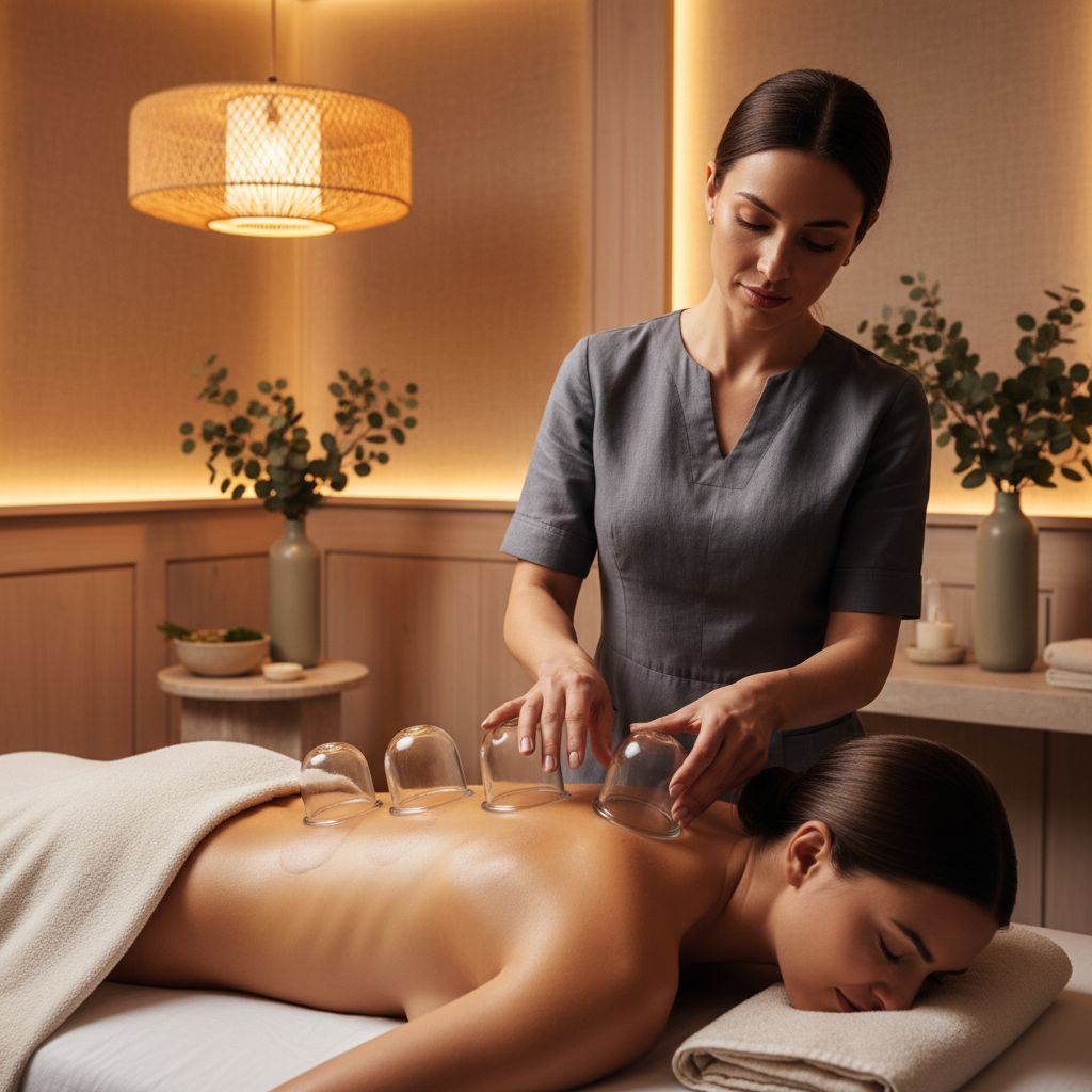 Cupping therapy treatment