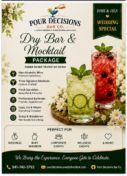 Dry Bar & Mocktail package flyer