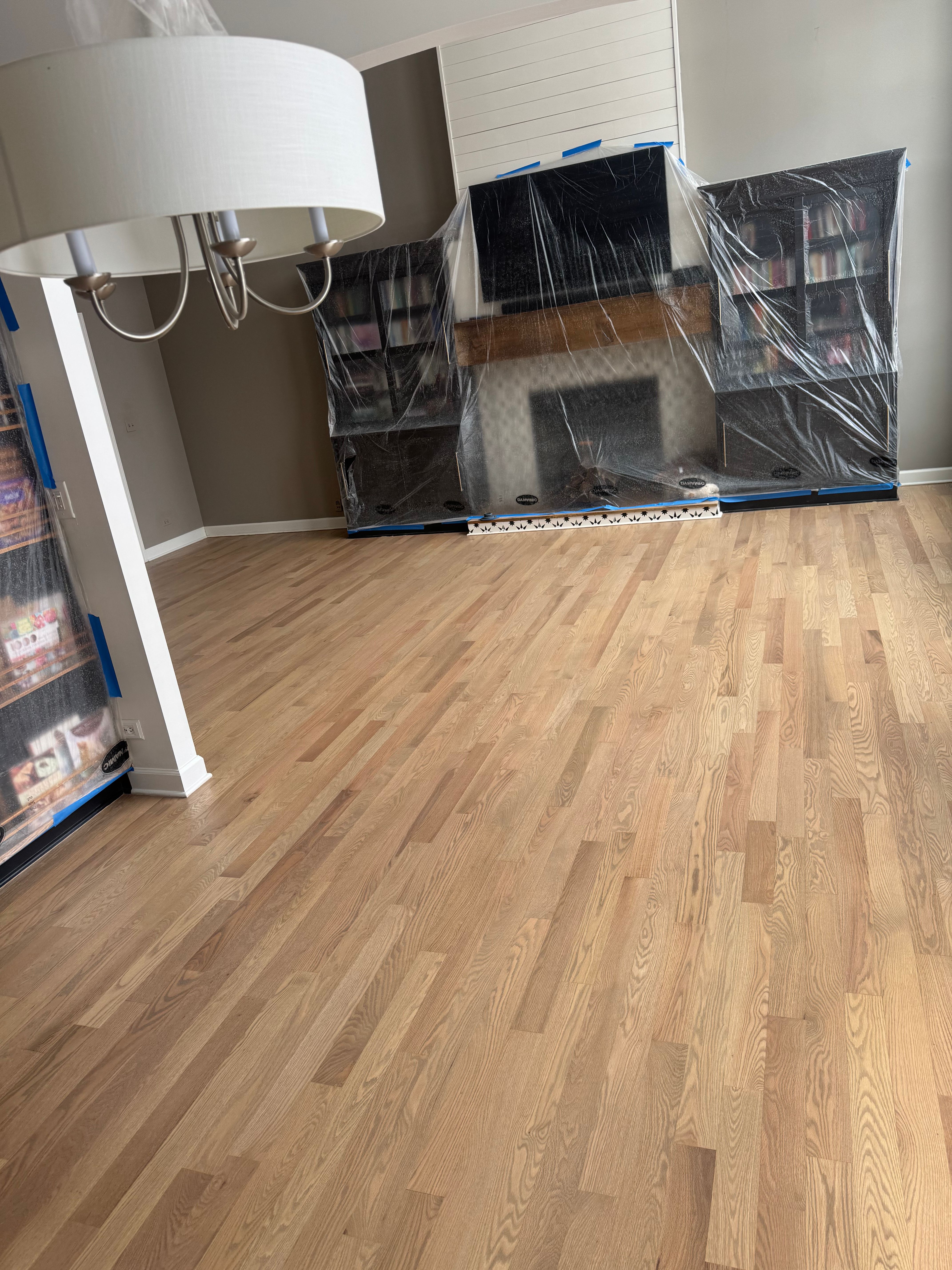 Hardwood floor project completed in Loves Park IL