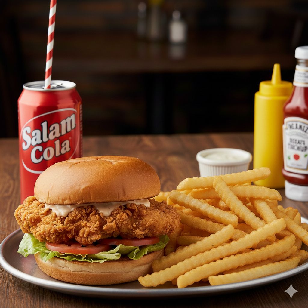 Chicken Burger Combo