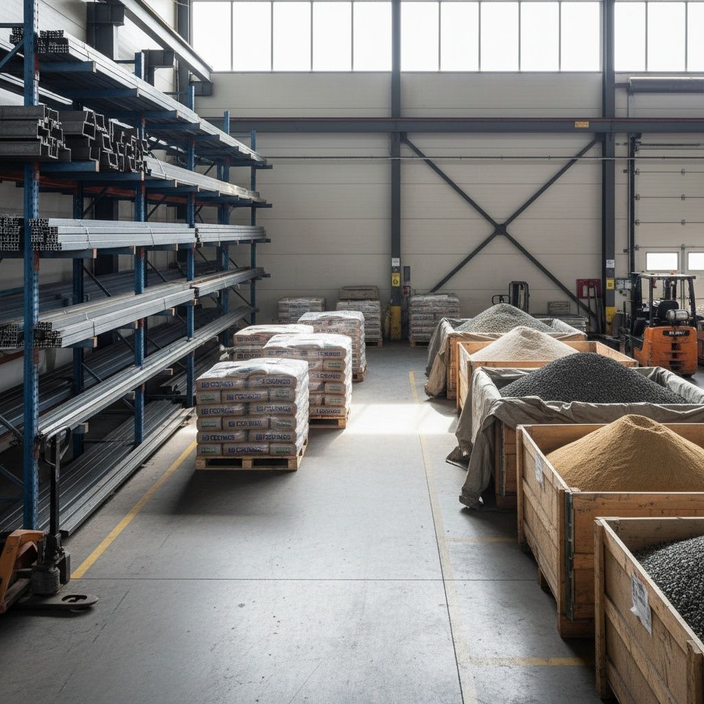 Construction materials warehouse