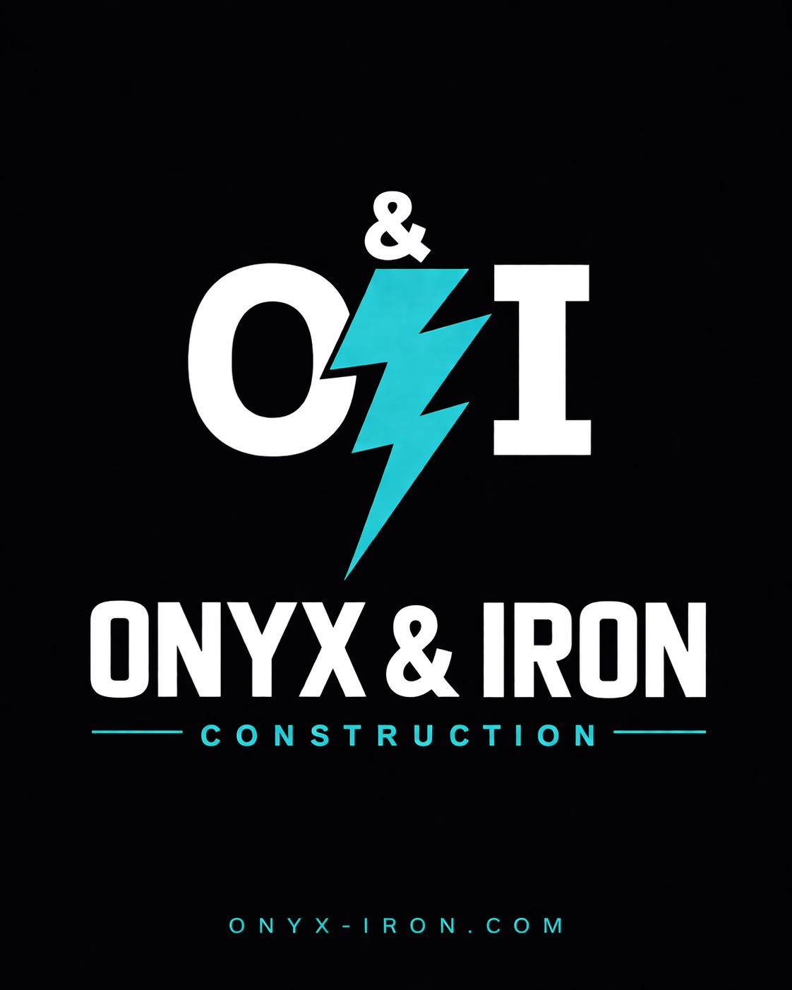 Onyx & Iron Construction Logo
