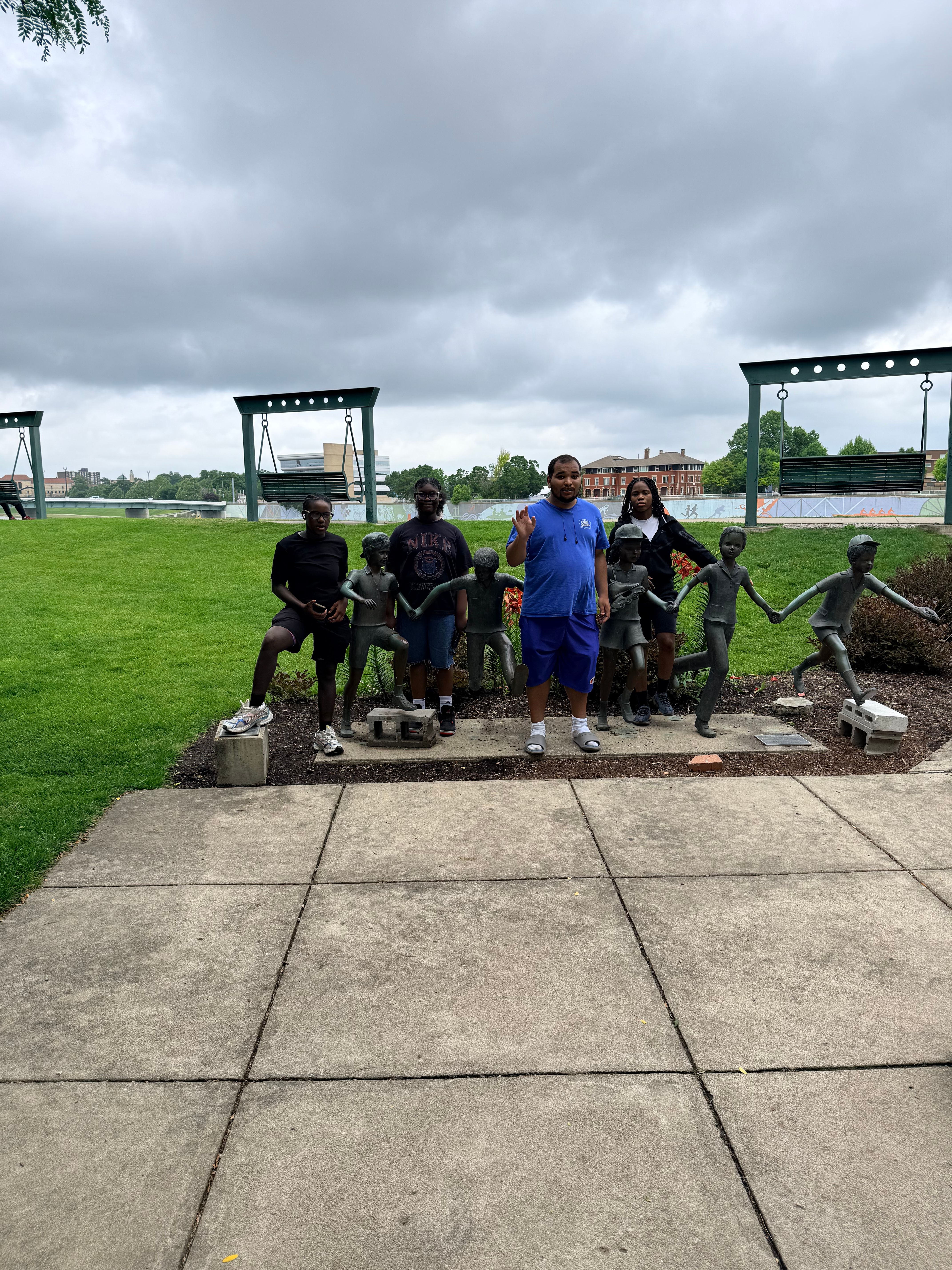 Community outing with Helping Lives participants