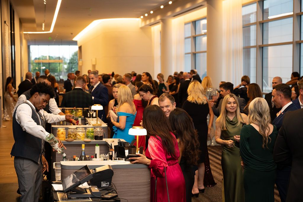 Formal gala event networking