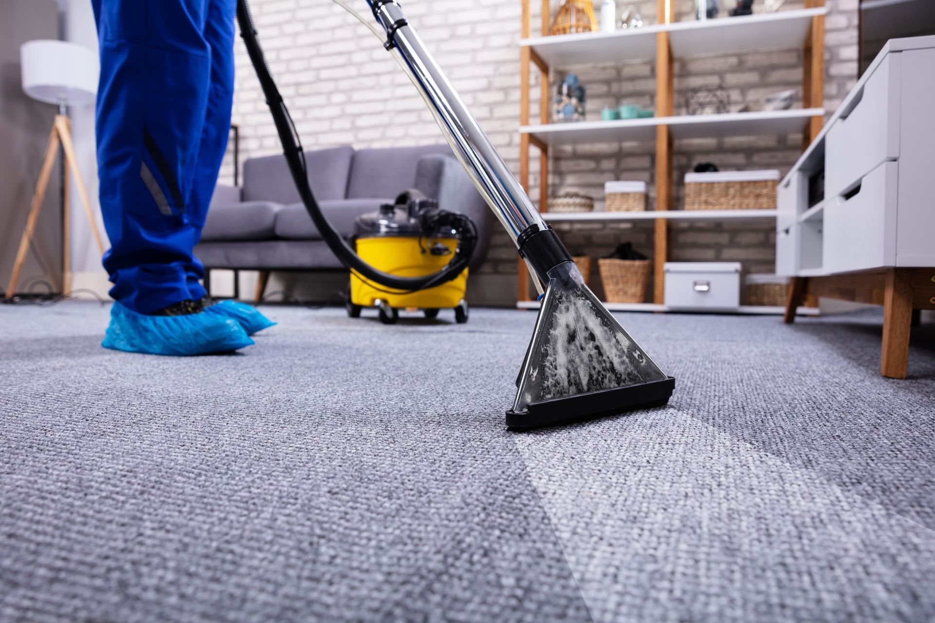 Carpet steam cleaning