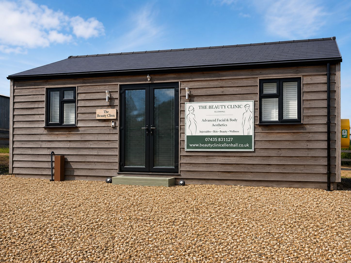 The Beauty Clinic Ellenhall exterior - private countryside clinic at Ellenhall Manor near Stafford
