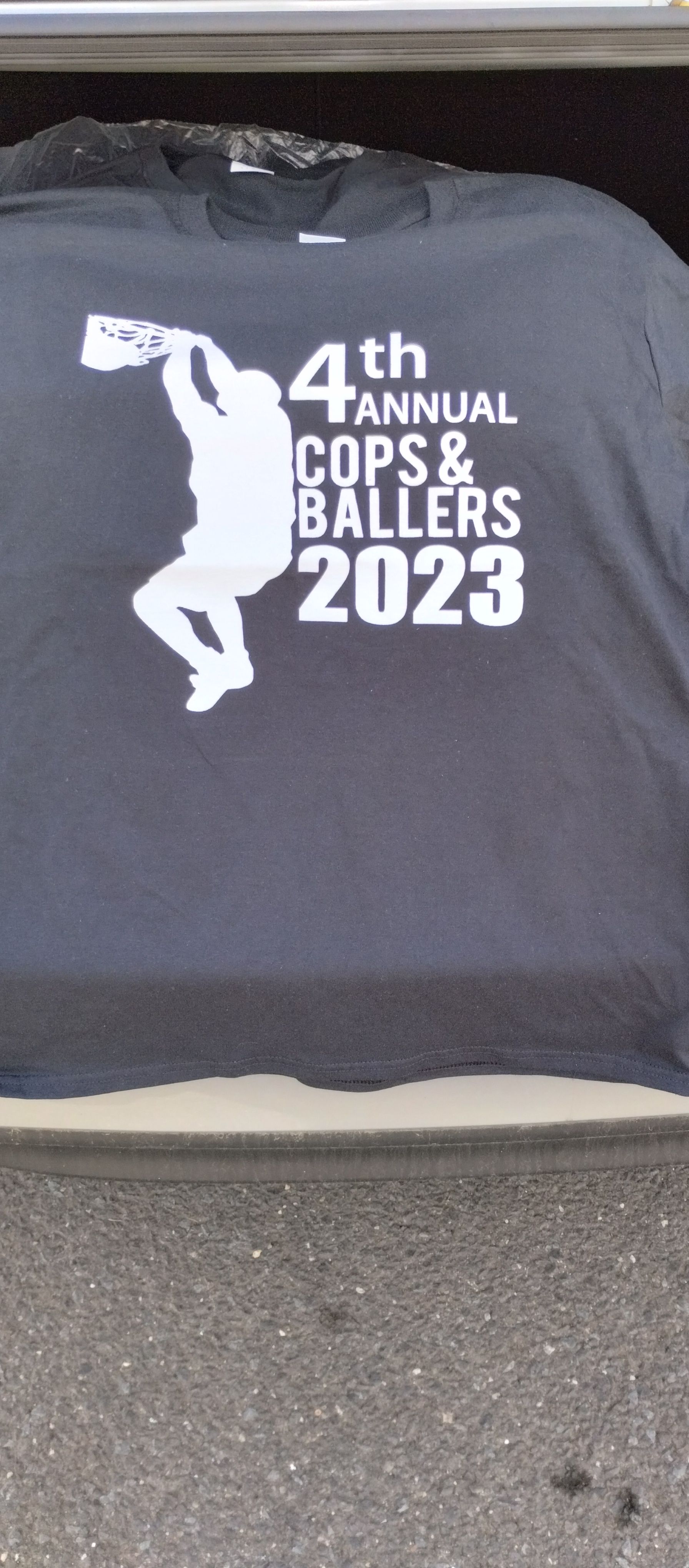 4th Annual Cops & Ballers 2023 custom t-shirt