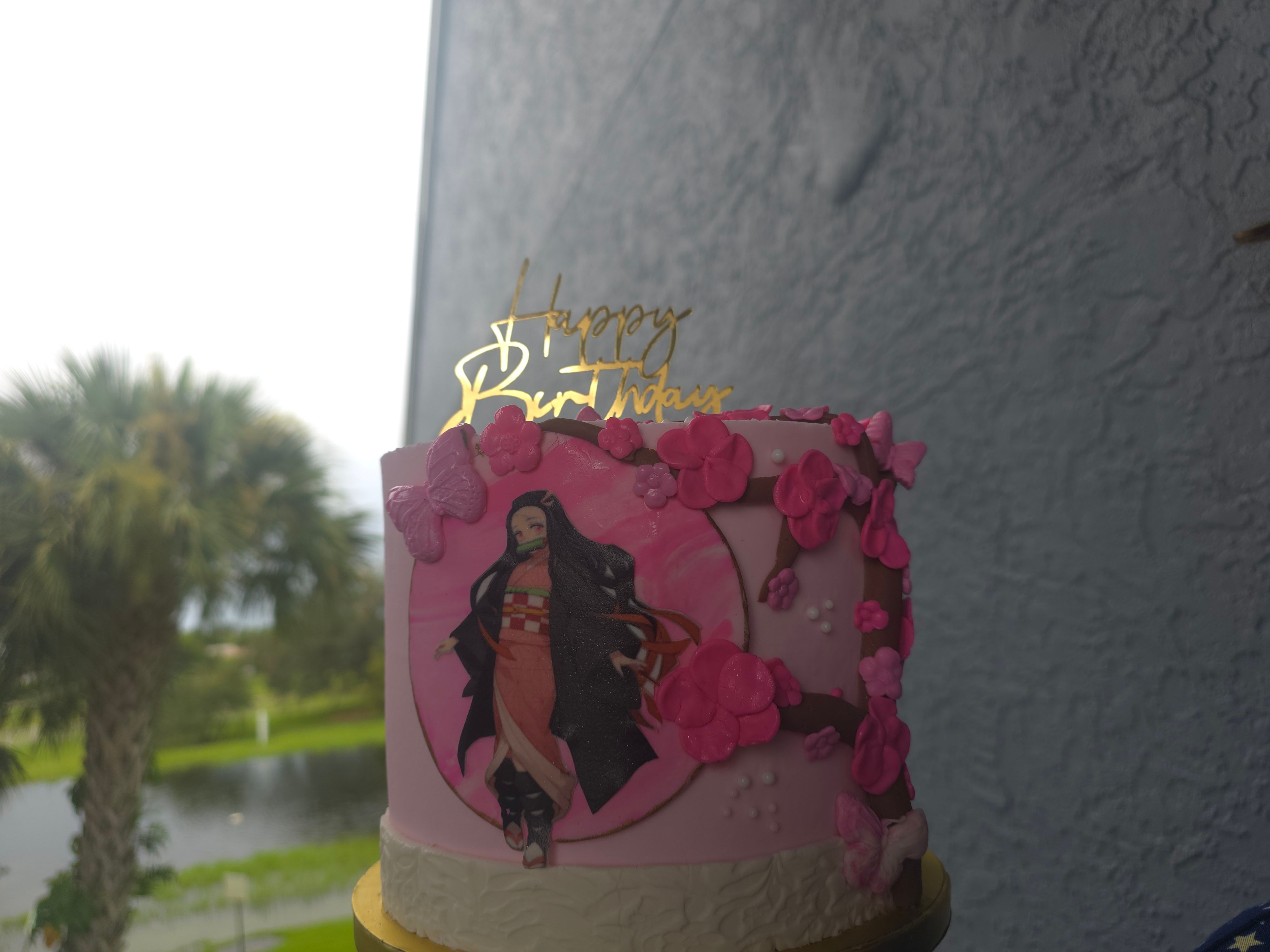 Pink Birthday Cake