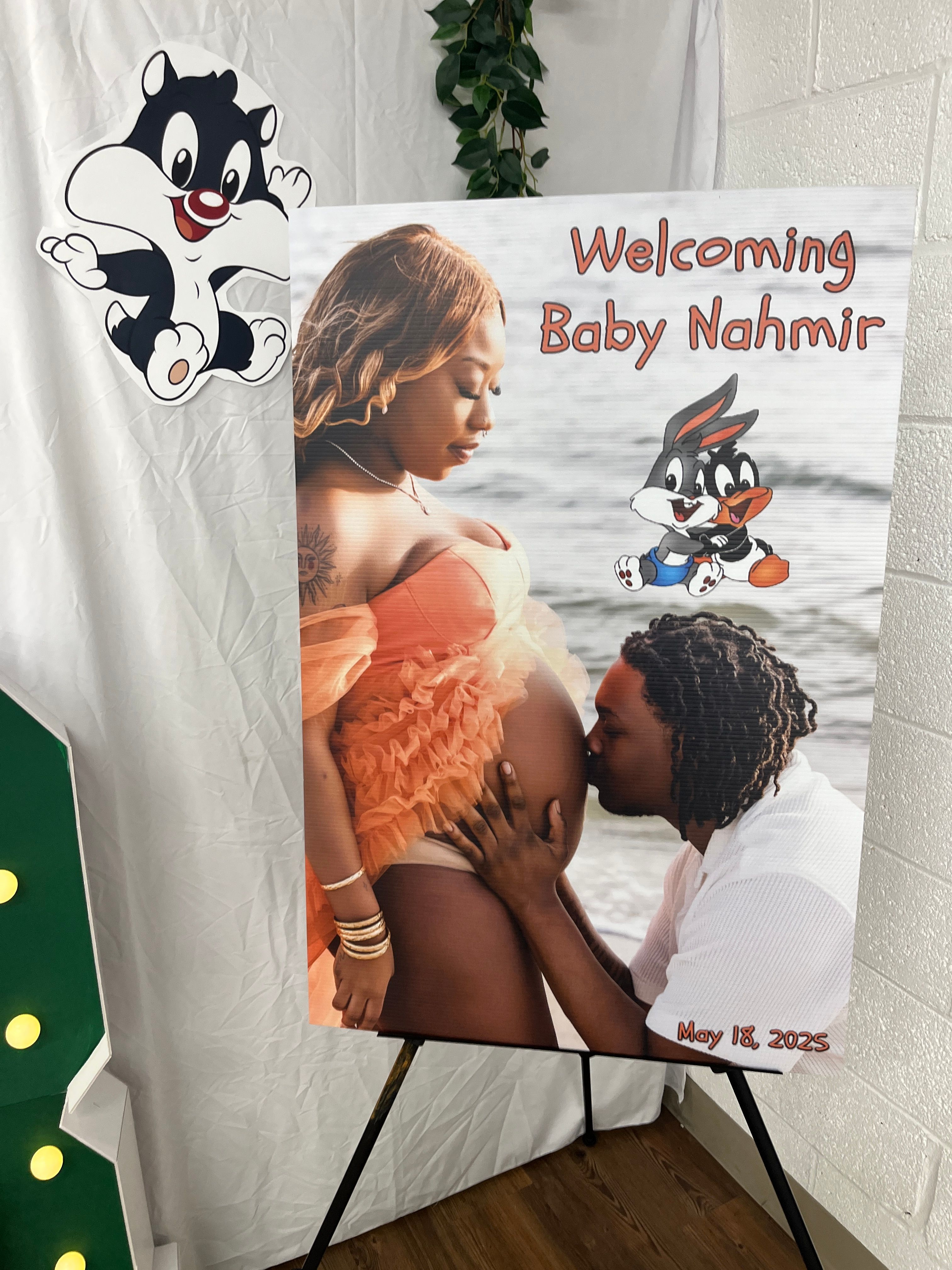 Custom baby shower poster