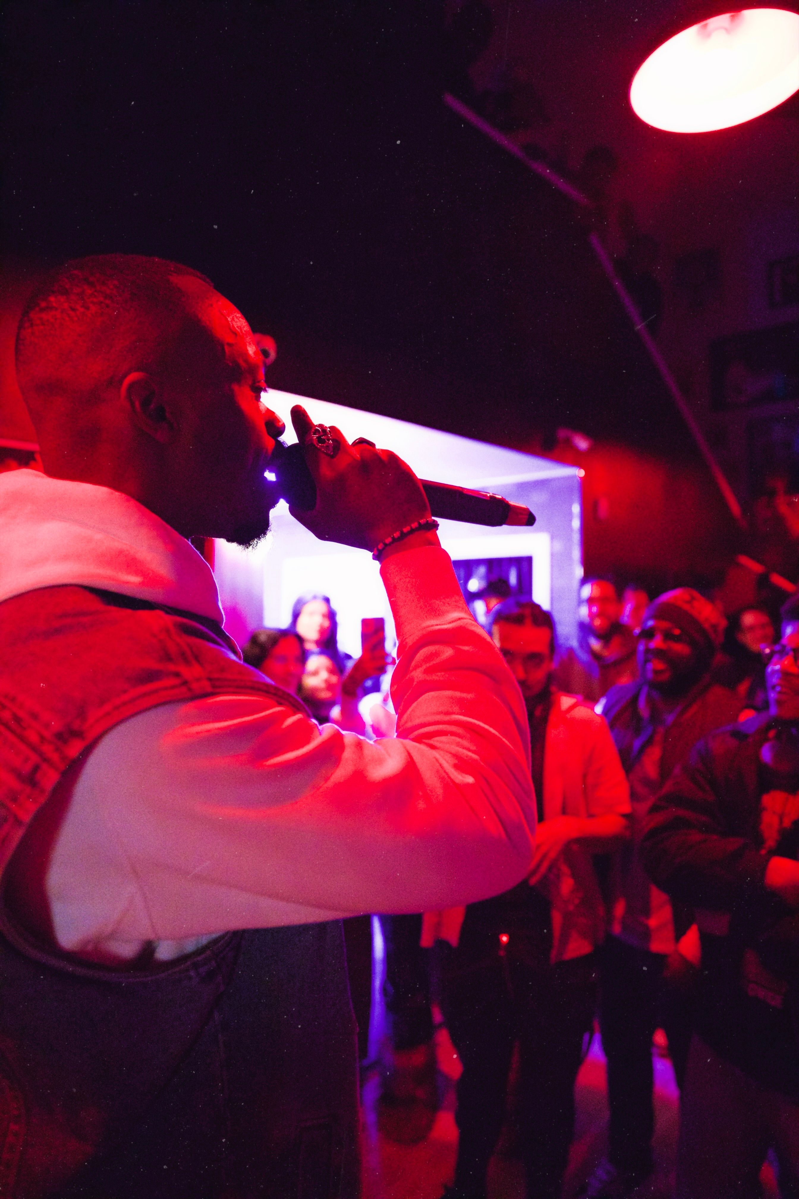 Artist performing on Trilogy Stage