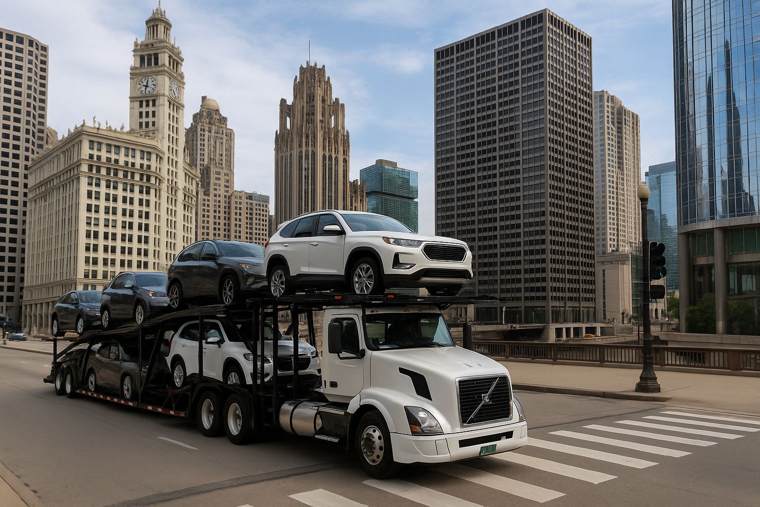 Auto transport car carrier