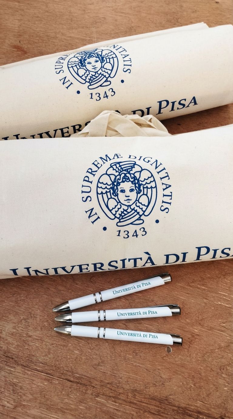 Shopper e penne personalizzate — Università di Pisa