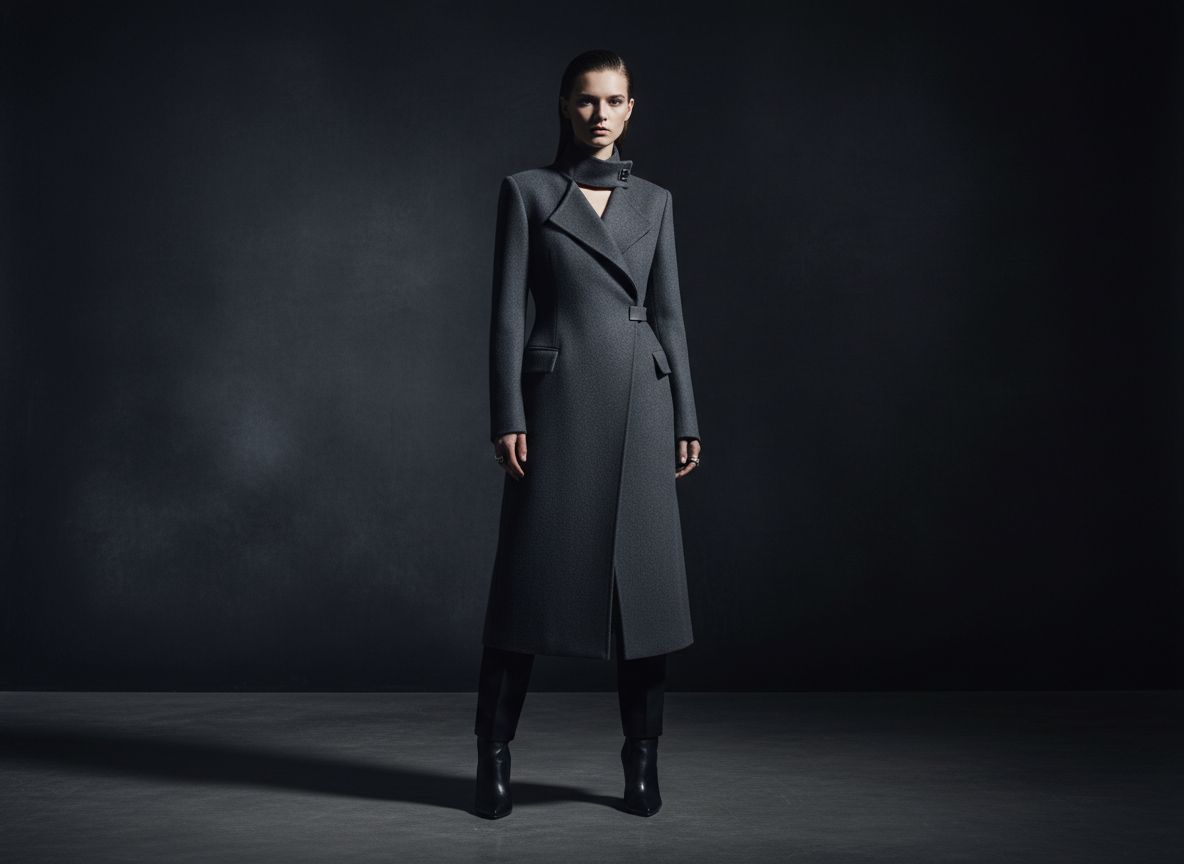 Graphite Wrap-Armor Coat