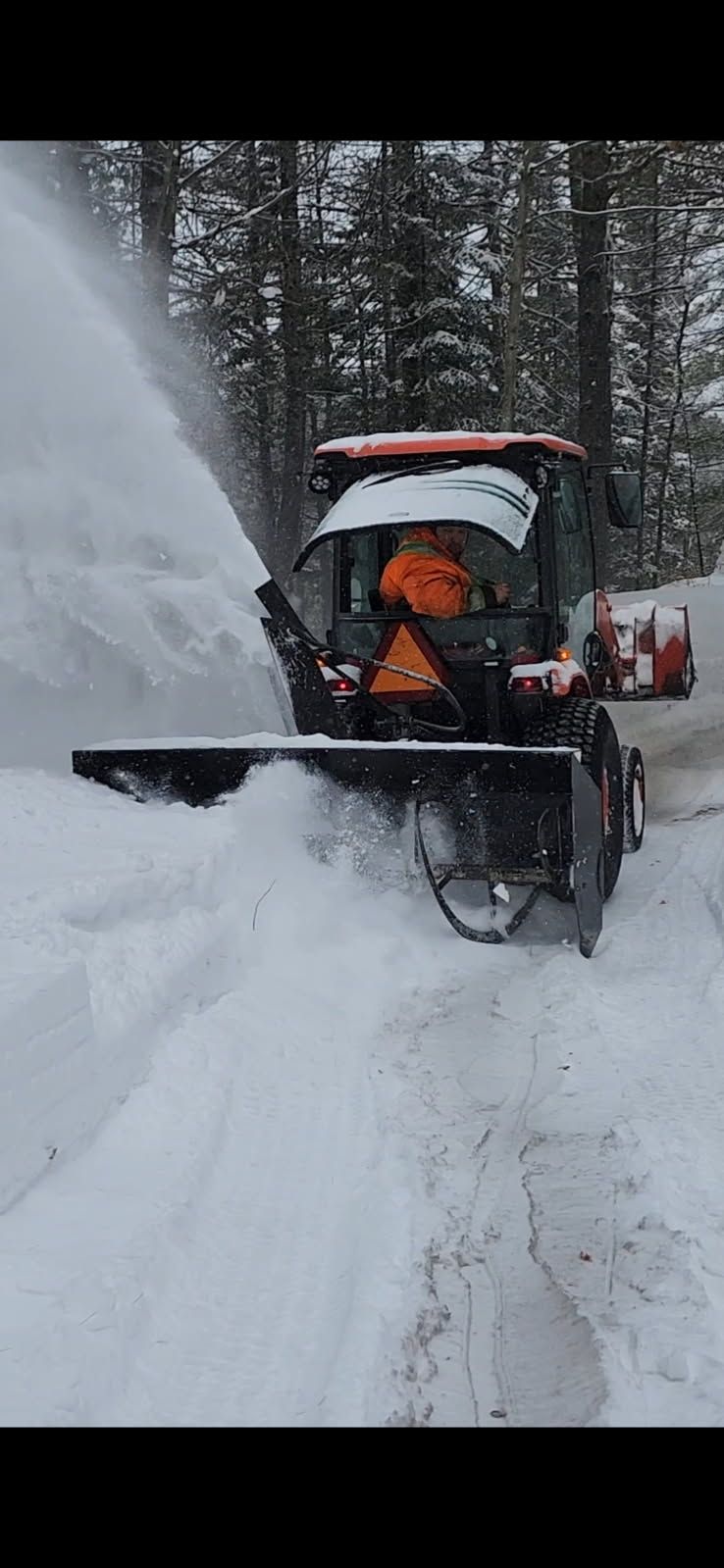 Snow plowing service in Bancroft, Ontario