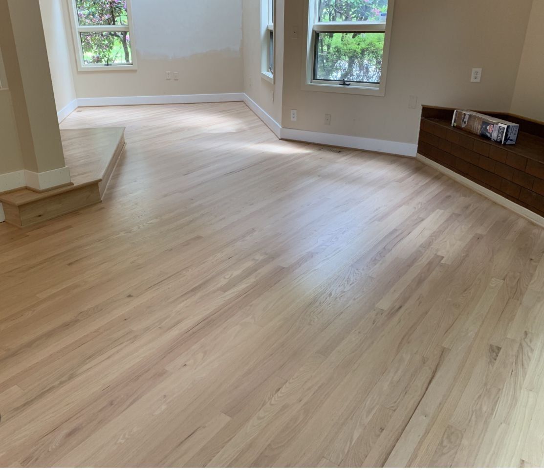 Laminate flooring installation completed in a Rockford IL residential property