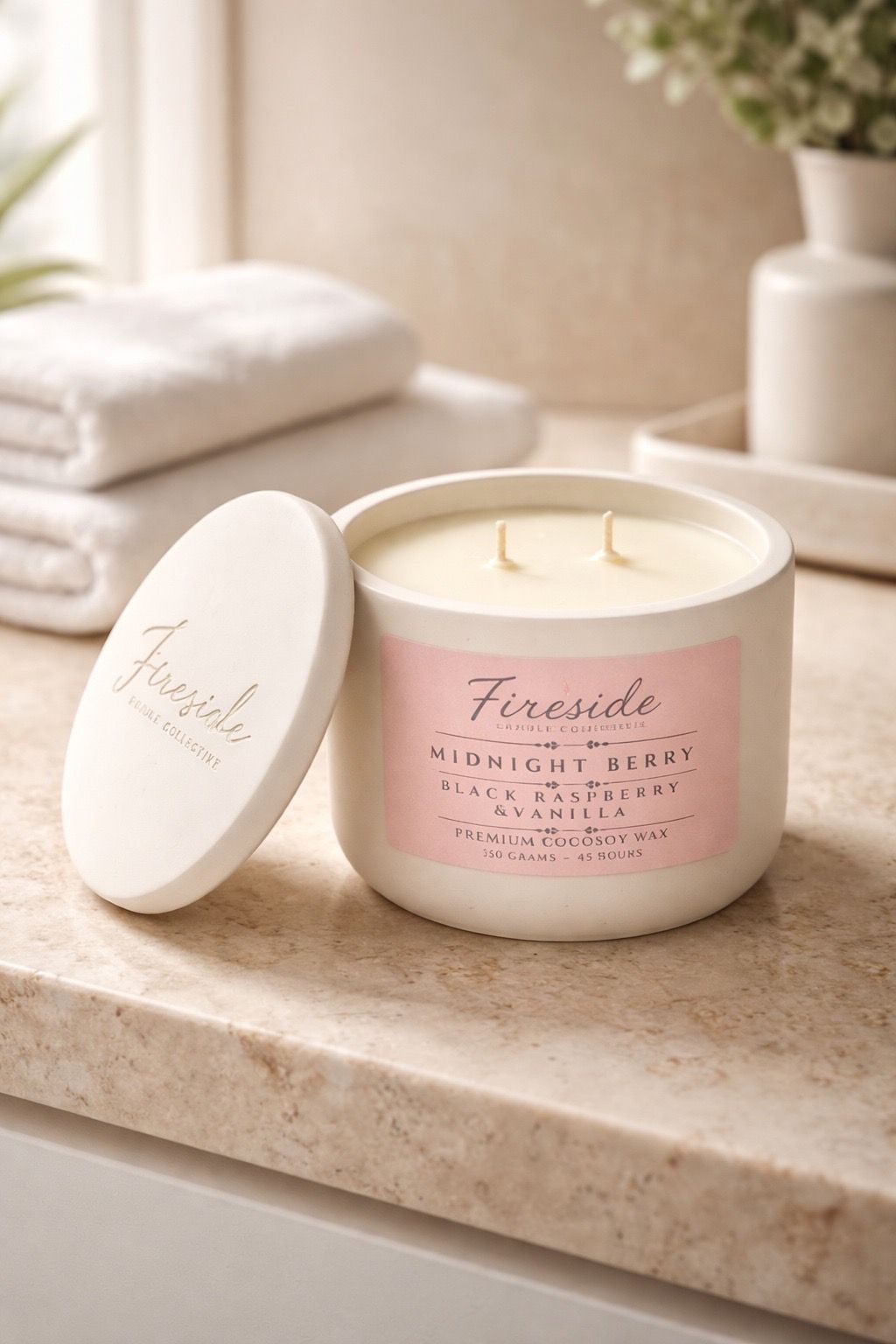 Concrete Candle — Large