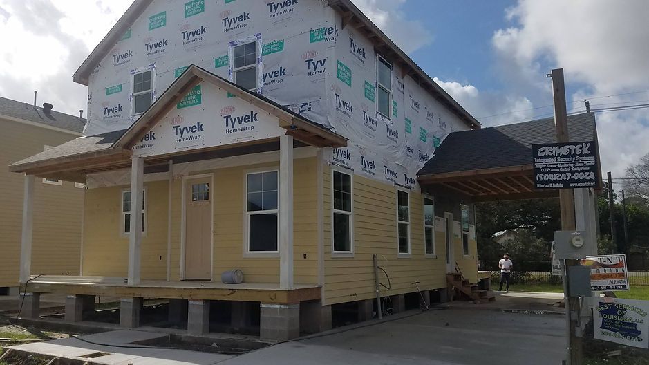 Hardie siding install