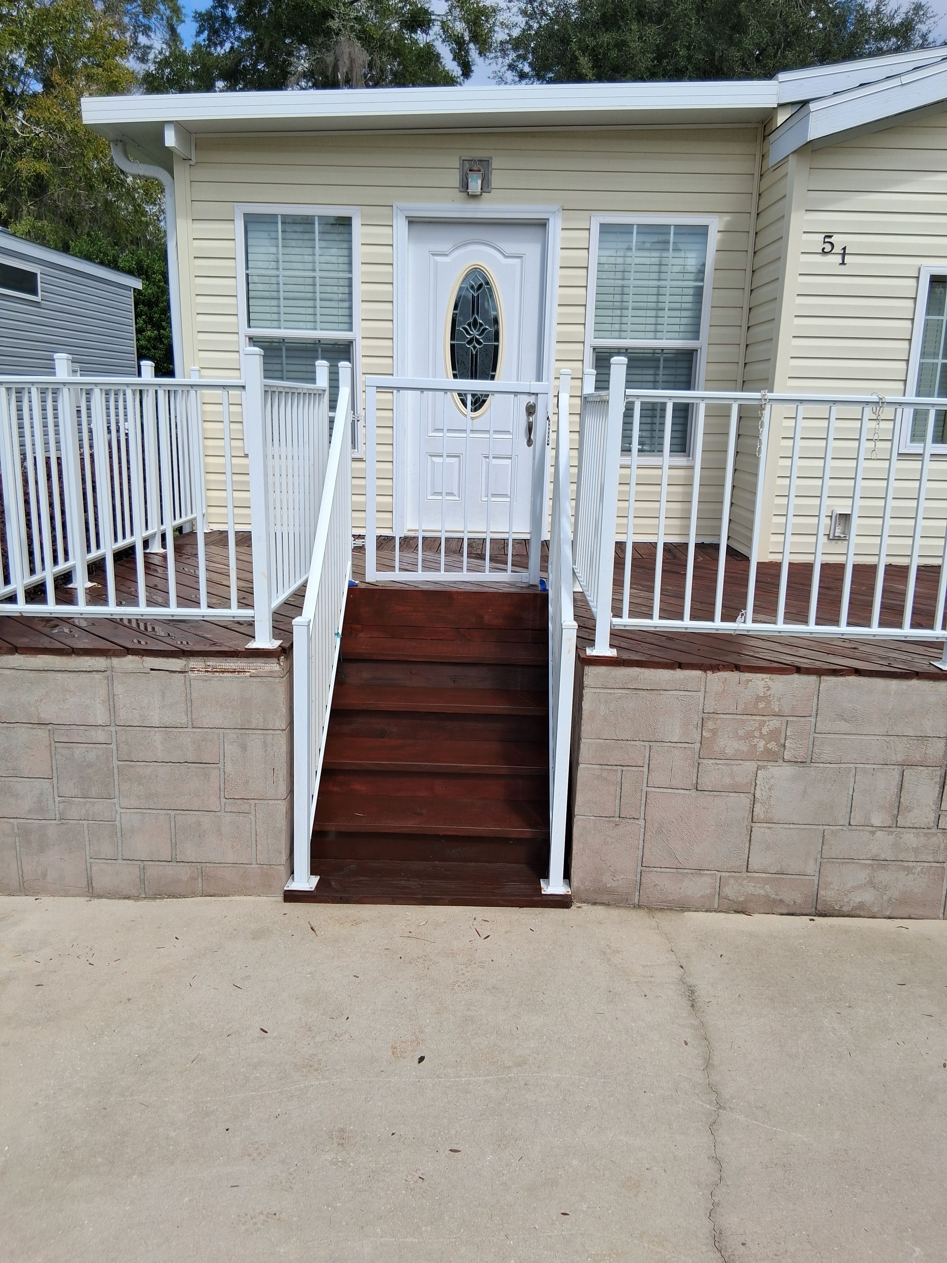 Front porch and stairway work