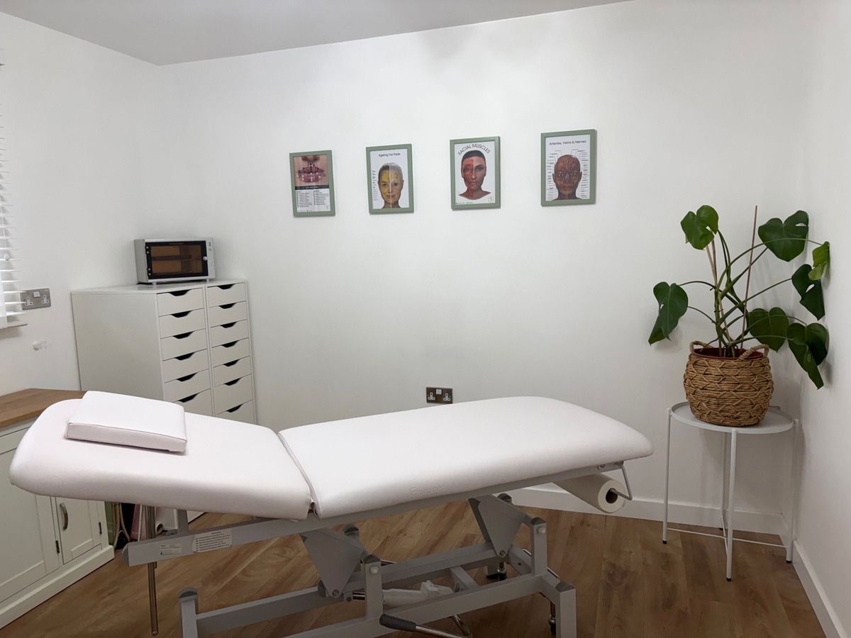 Treatment room at The Beauty Clinic Ellenhall showing modern aesthetic equipment in Stafford