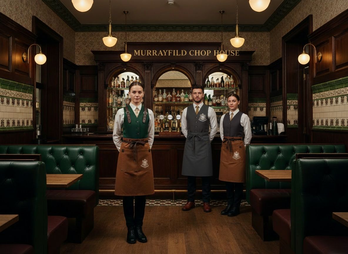 Murrayfield Chop House staff uniform concept