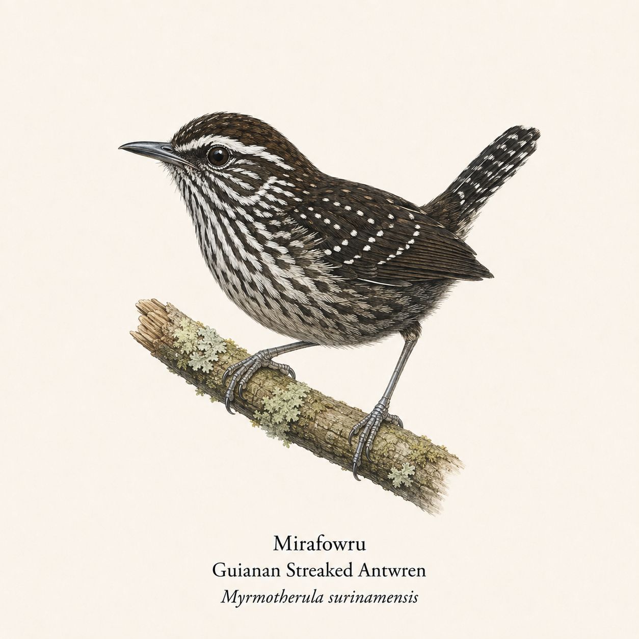 Guianan Streaked Antwren