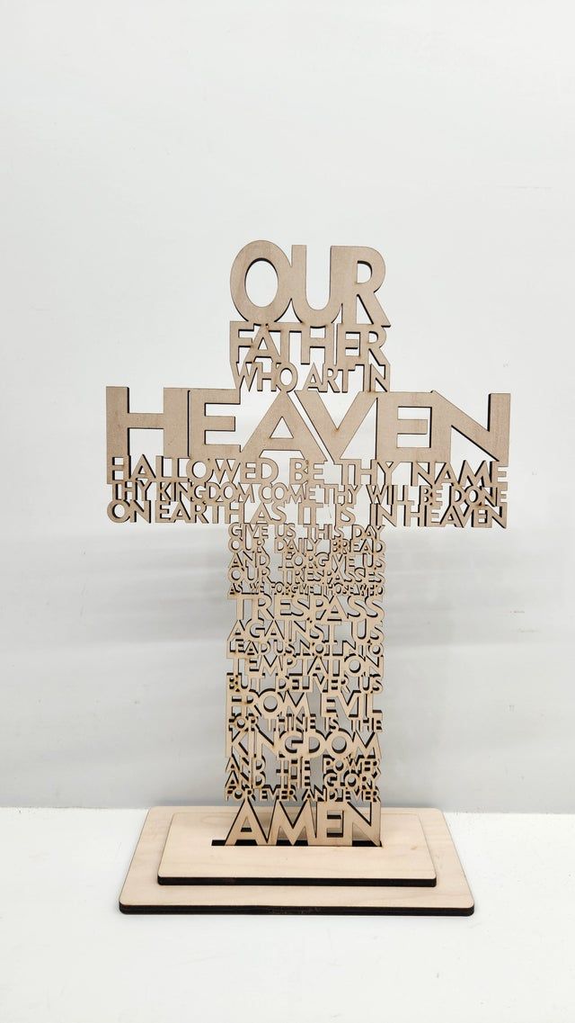 Lords Prayer Cross