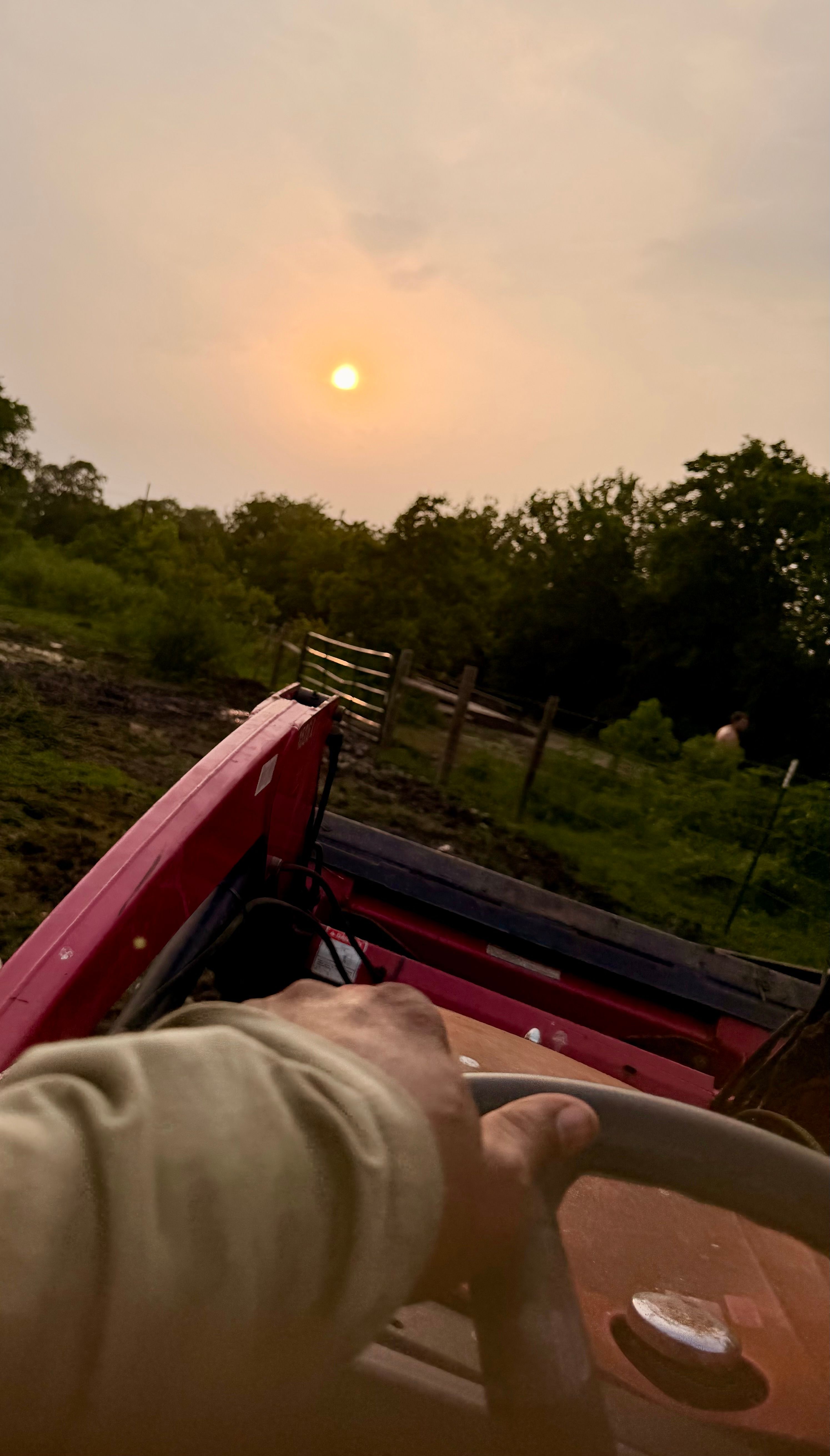 Early morning on the ranch