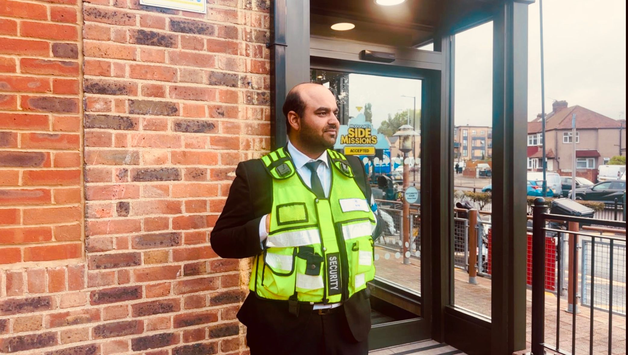 AFM officer at McDonald's