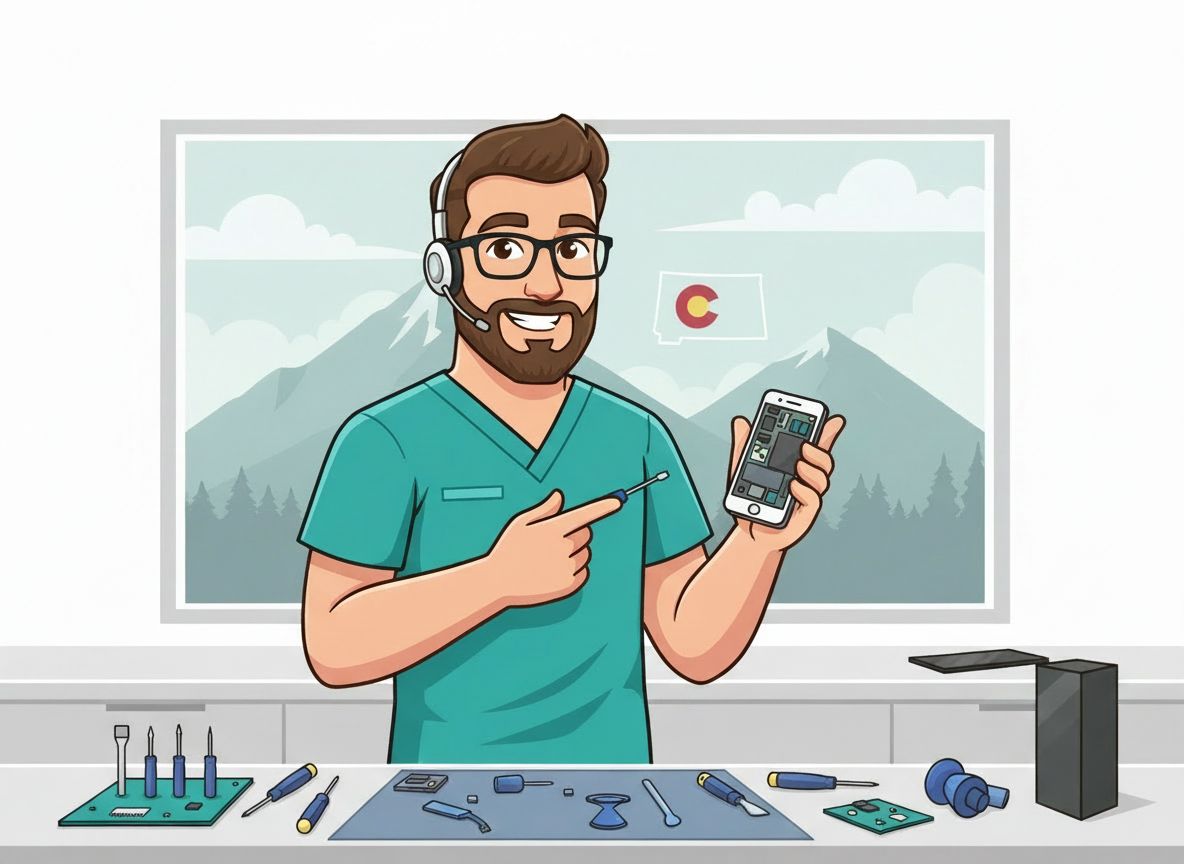 iRepairThis mascot - expert technician