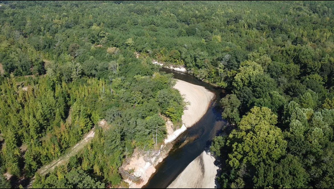 Aerial view of Farmcamp
