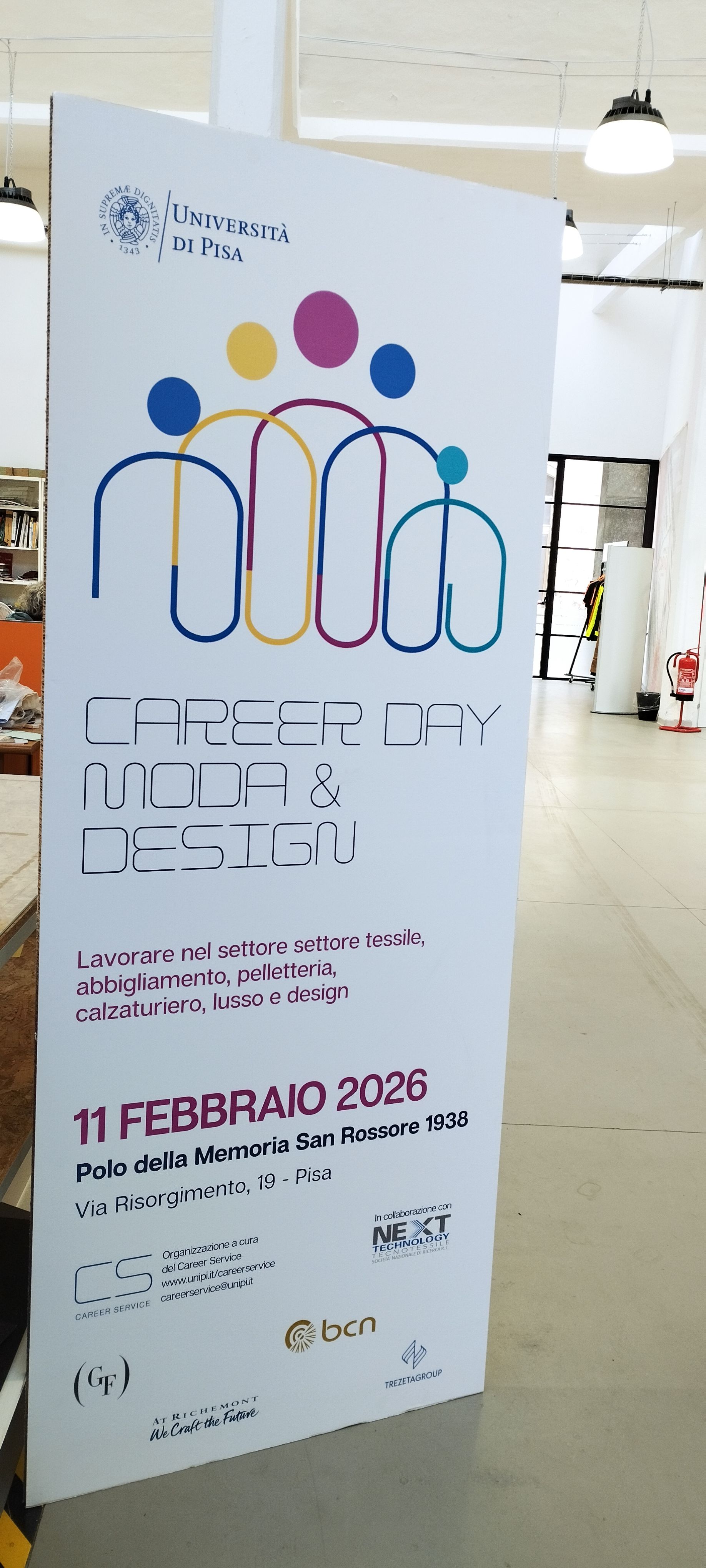 Roll-up per Career Day — Università di Pisa