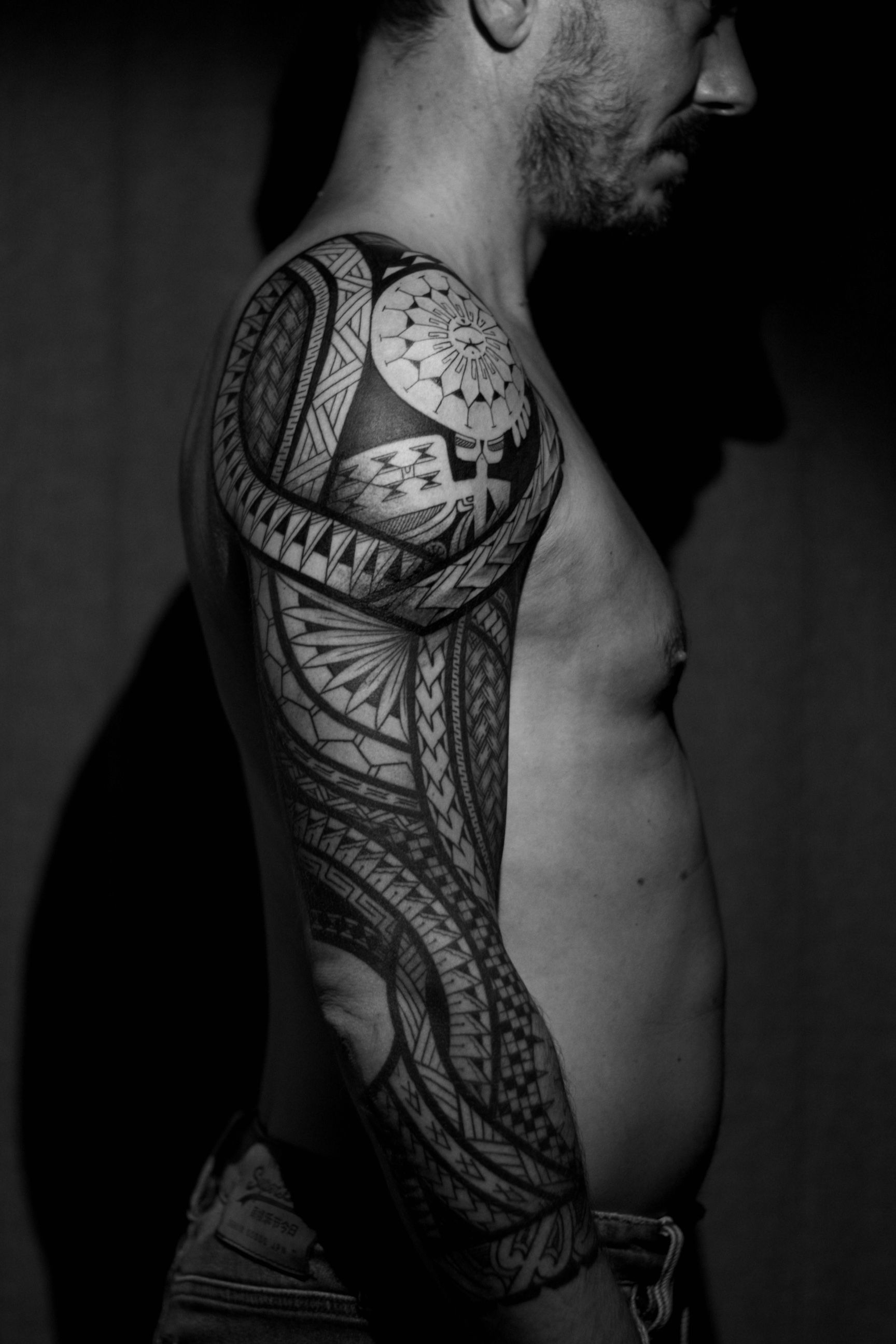 Sleeve polynésien bras complet