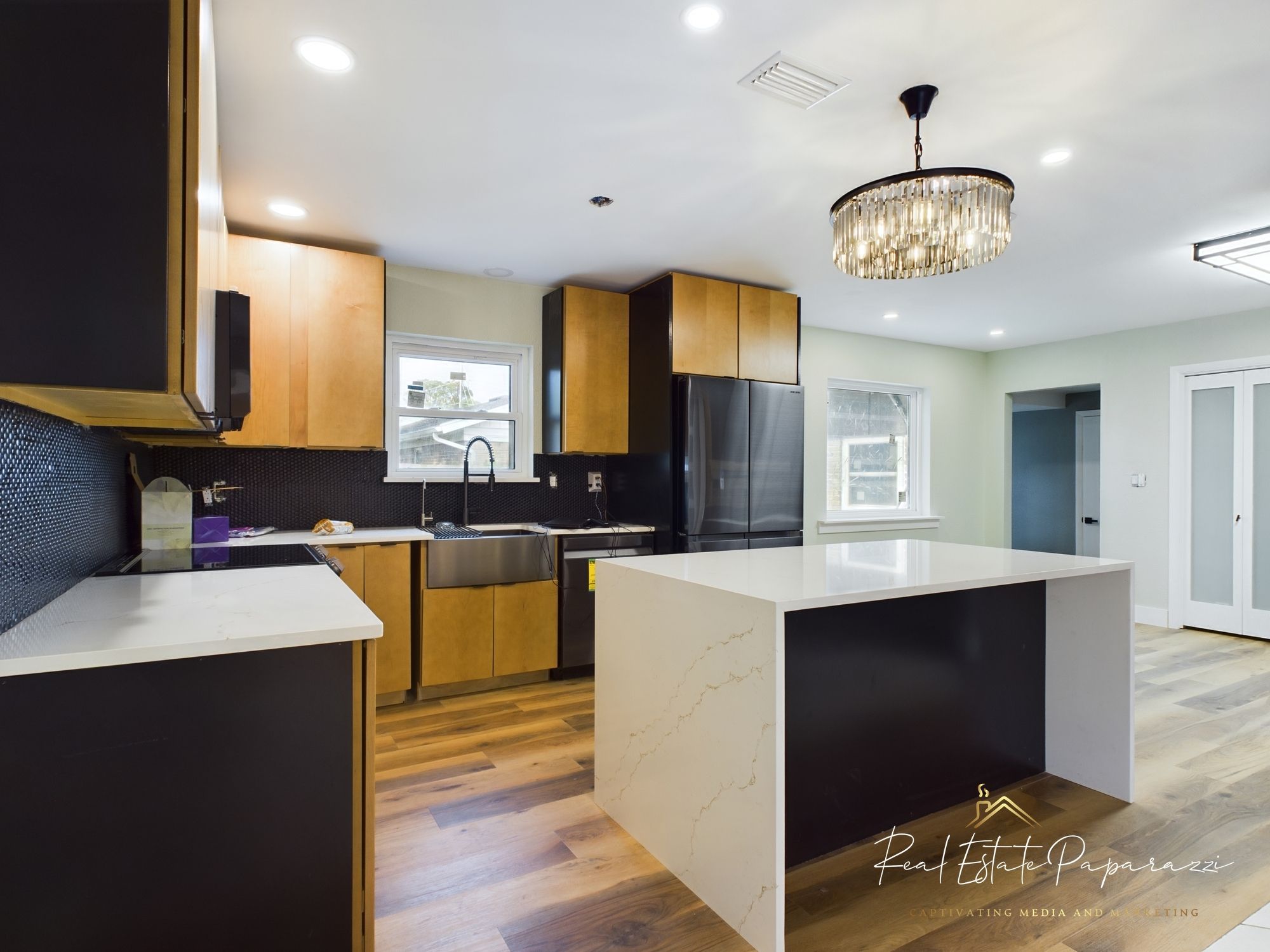 Acre Holdings renovated kitchen island — Townsend BLVD, Jacksonville FL