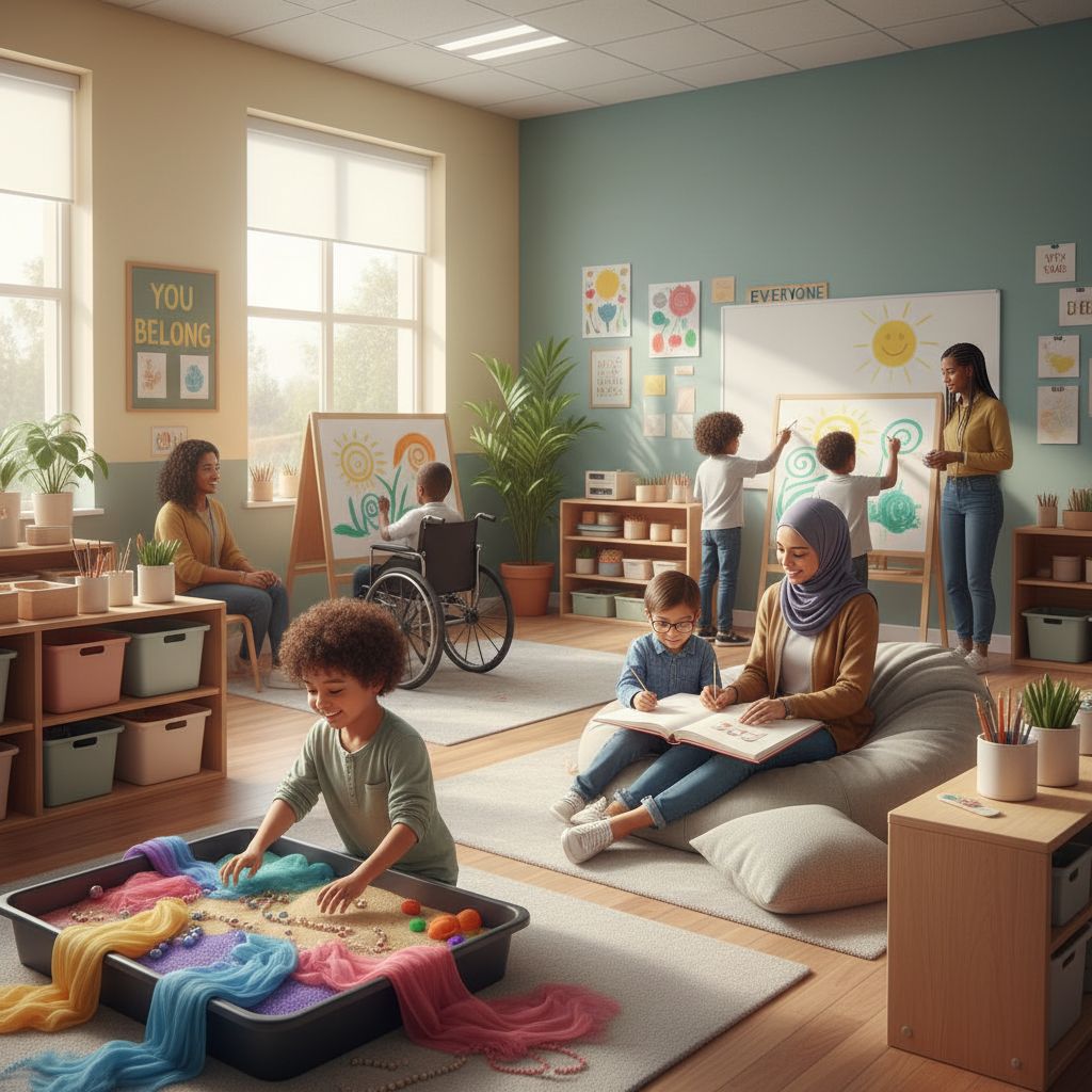Inclusive learning environment for neurodiverse children