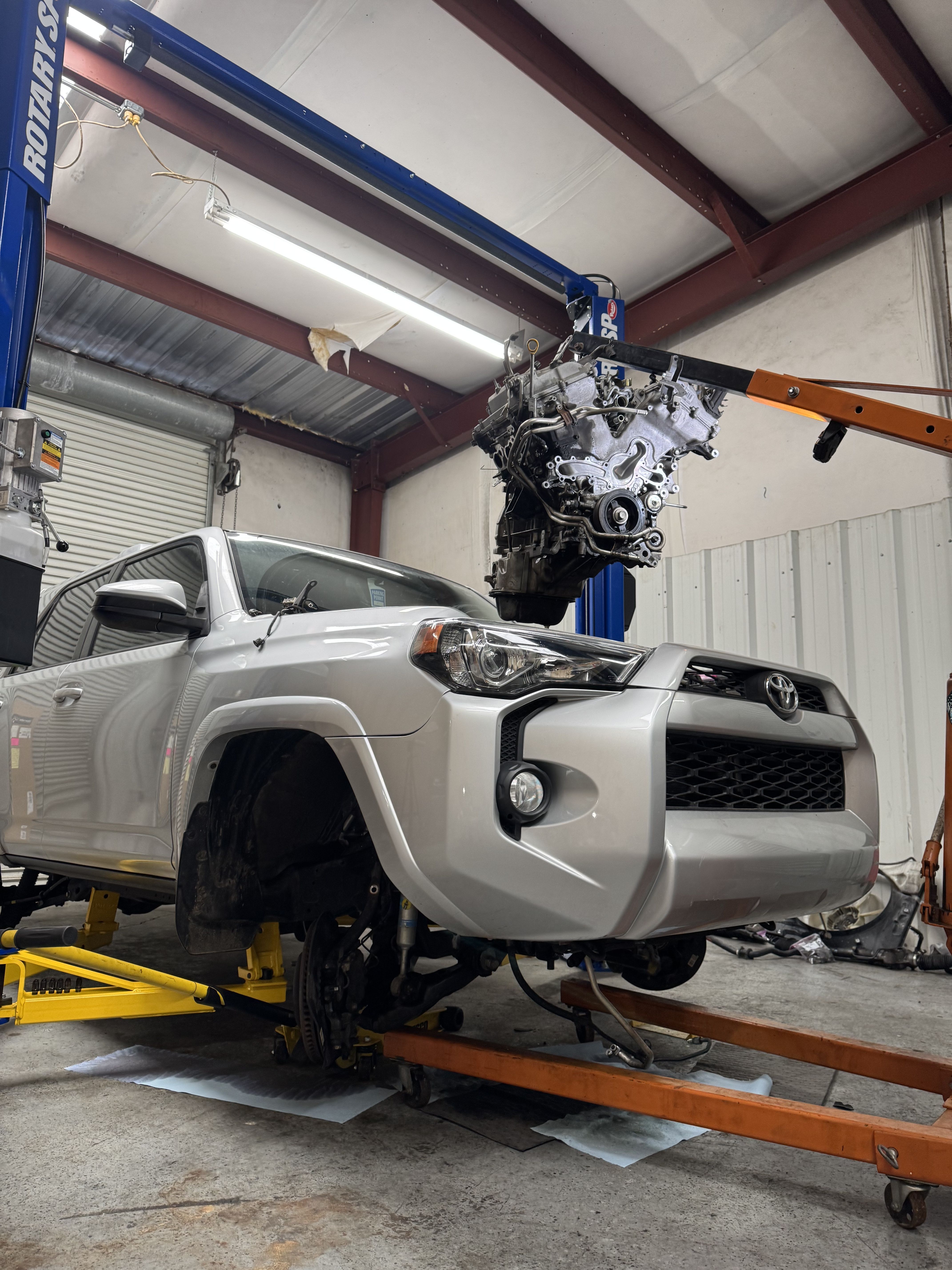 Toyota engine replacement at BJB Auto