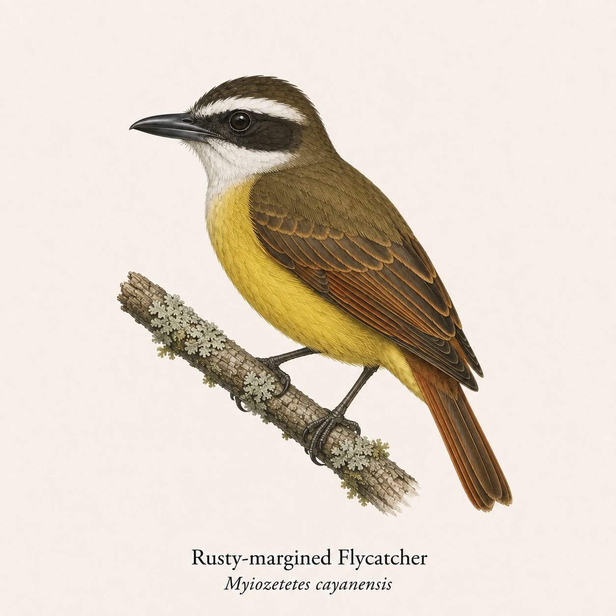 Rusty-margined Flycatcher