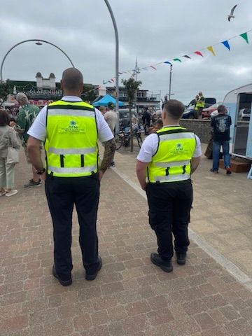 AFM officers at waterfront event