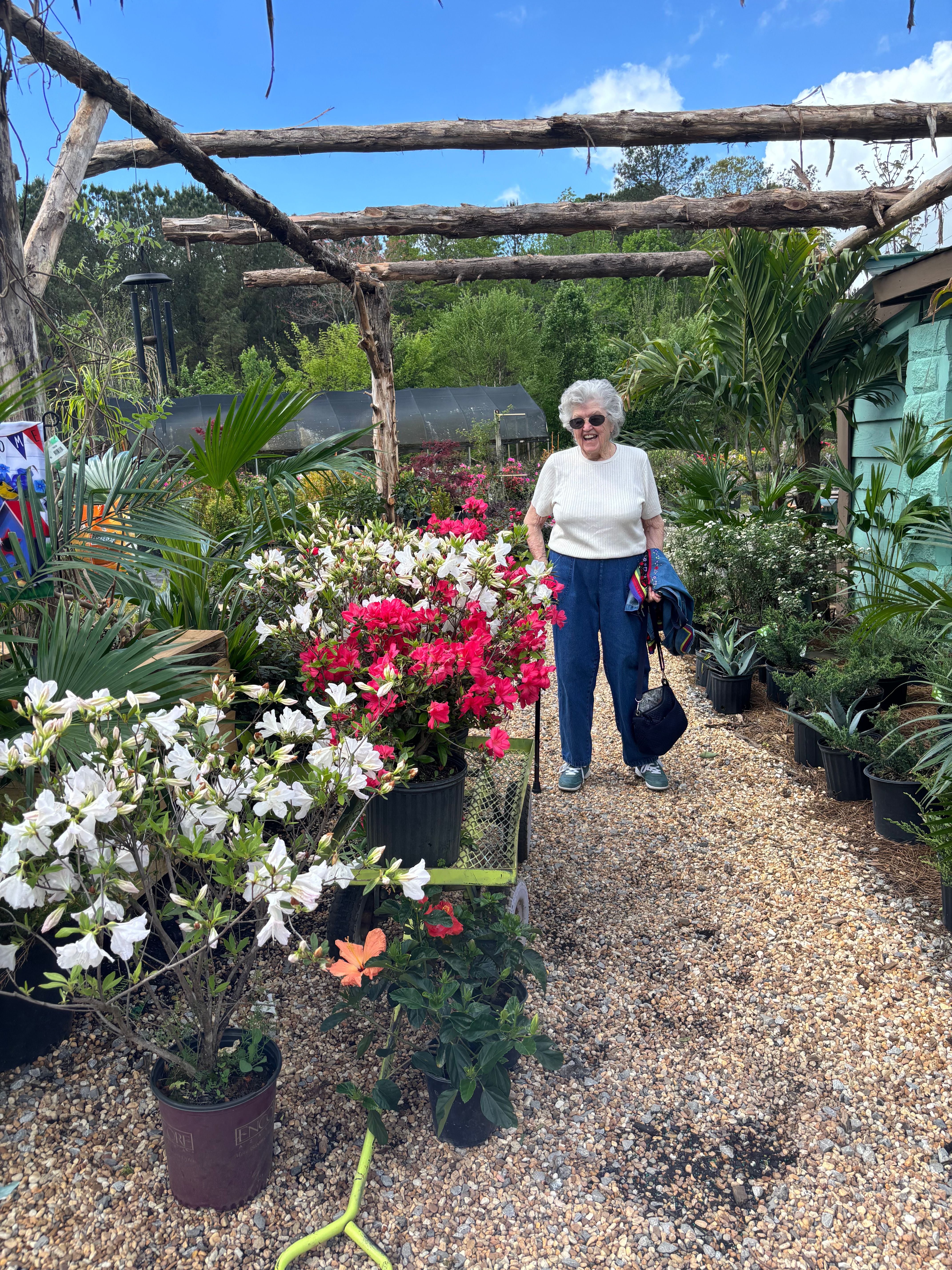 Customer at Secret Gardens