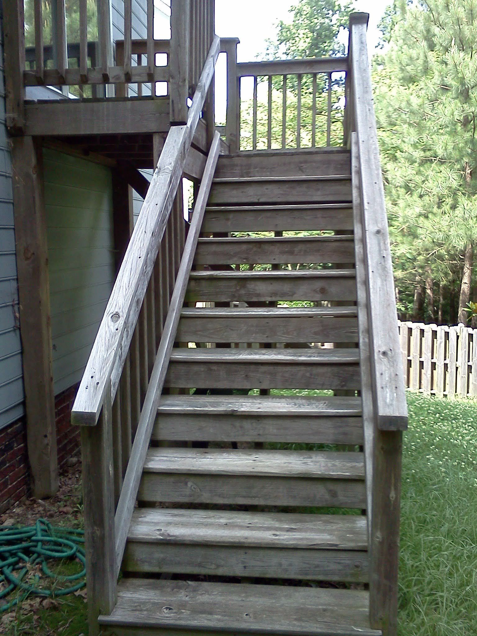 Deck staining project 3 in Raleigh Durham Cary NC