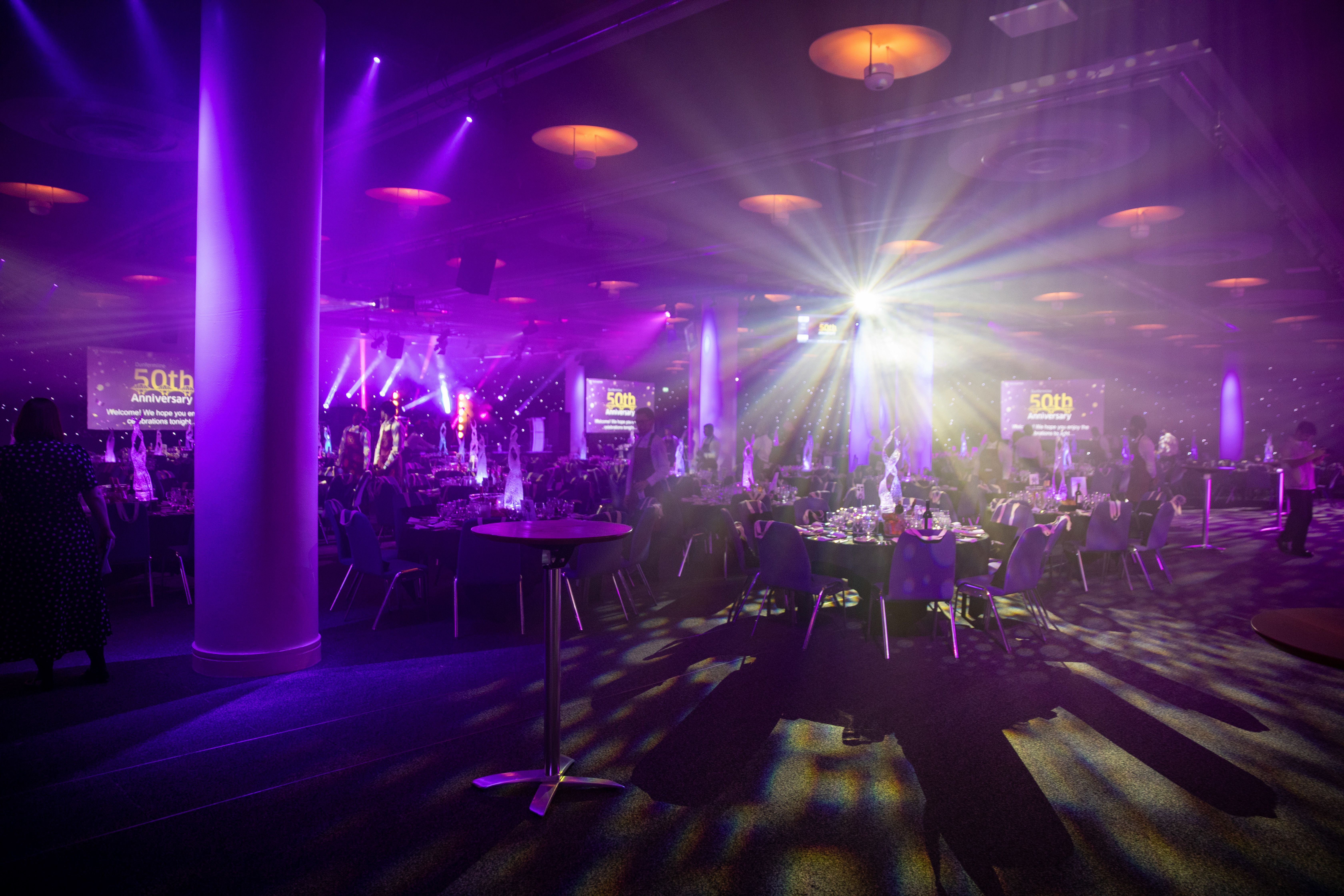 Event Collection event management and team building UK — TechnipFMC 50th anniversary gala dinner