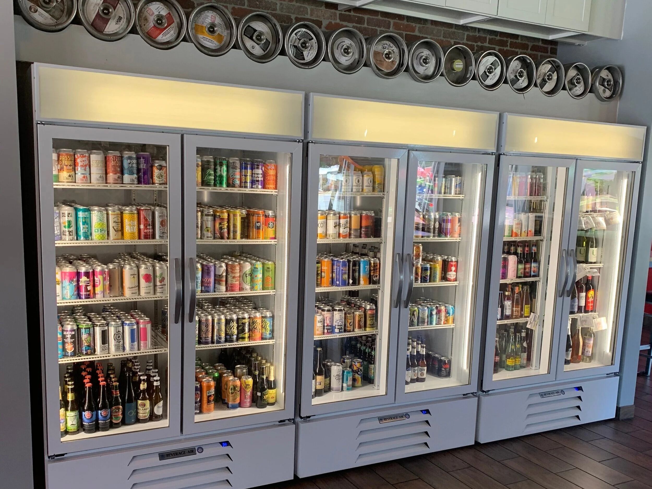 Beer cooler at Vortex Bottle Shop