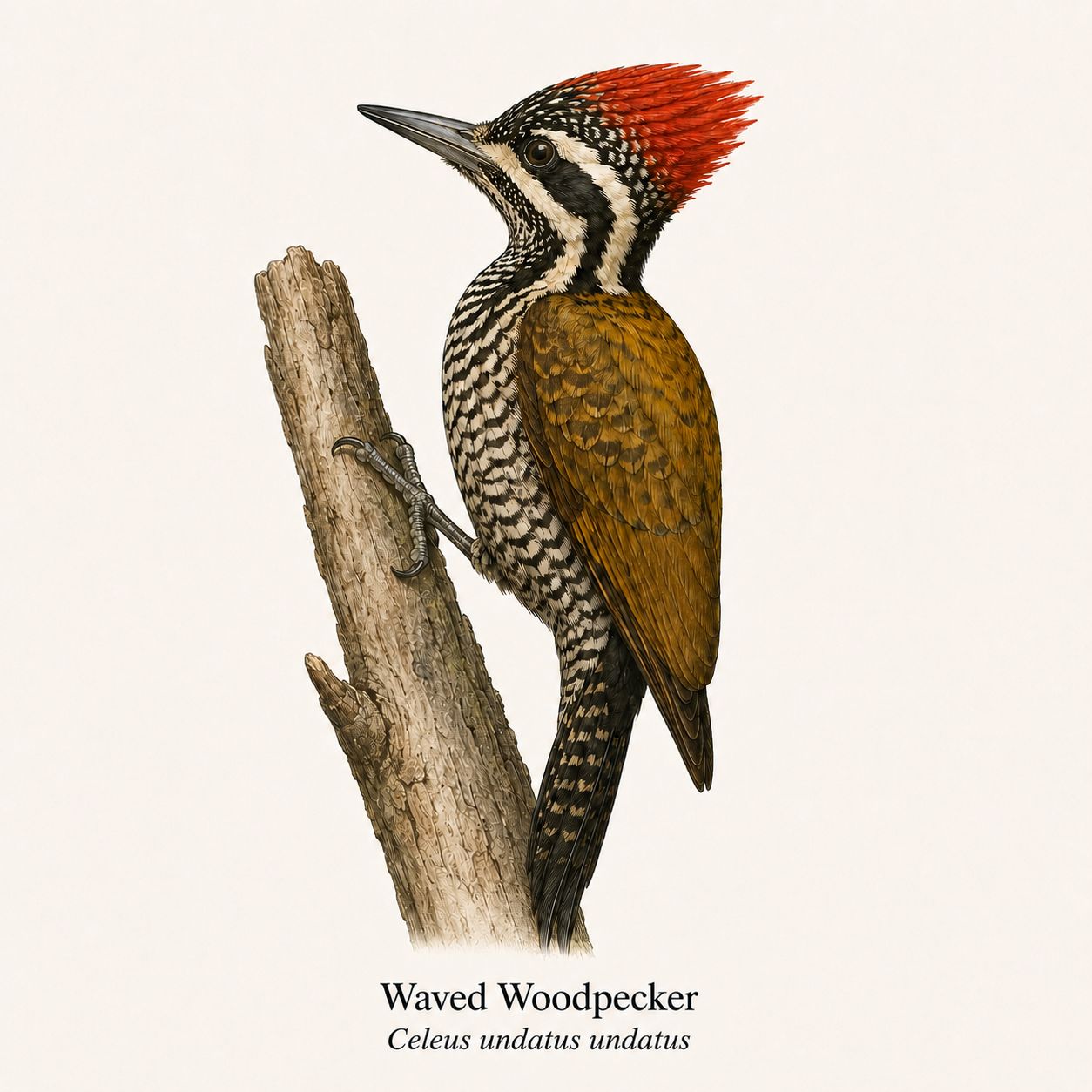 Waved Woodpecker