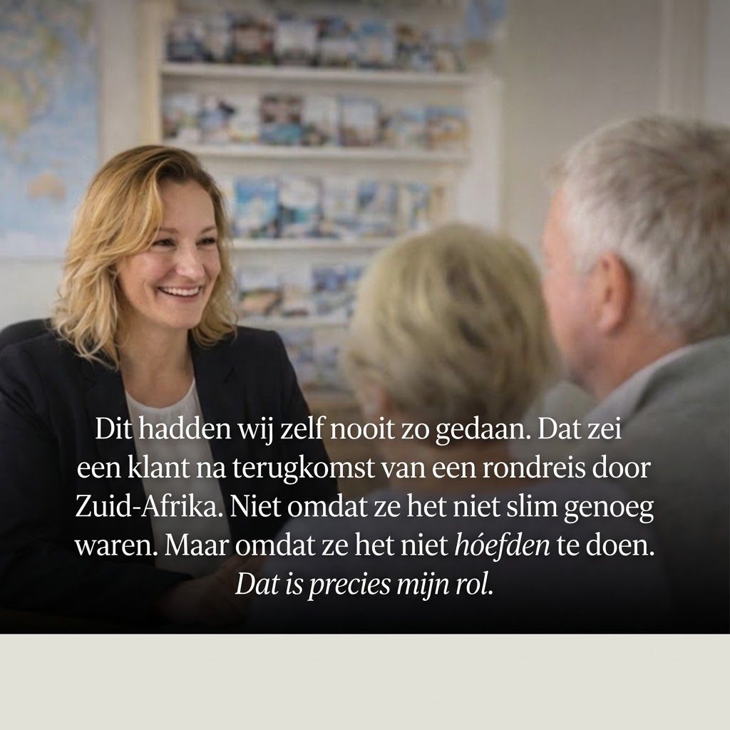 Natascha met klanten