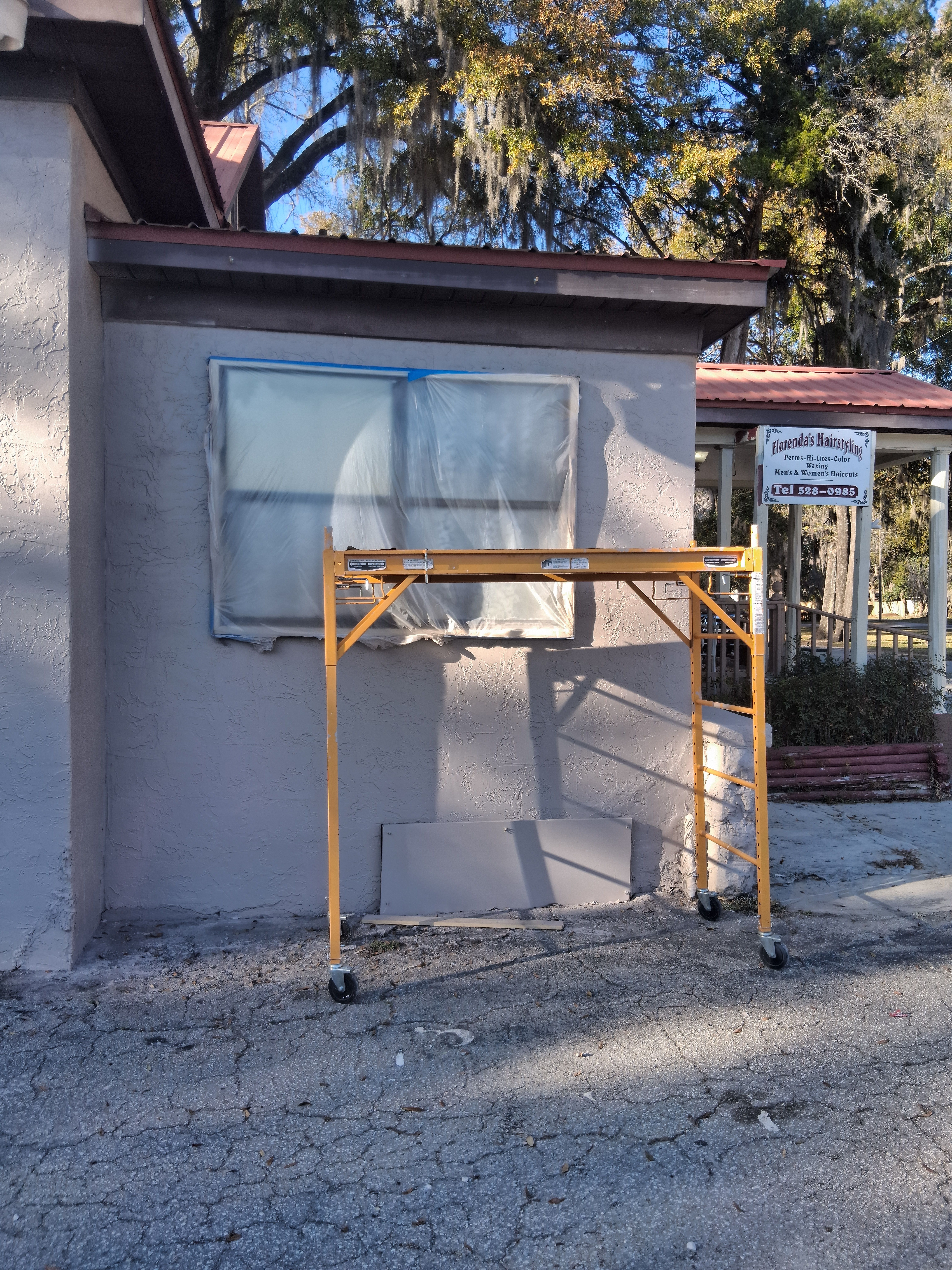 Exterior building restoration