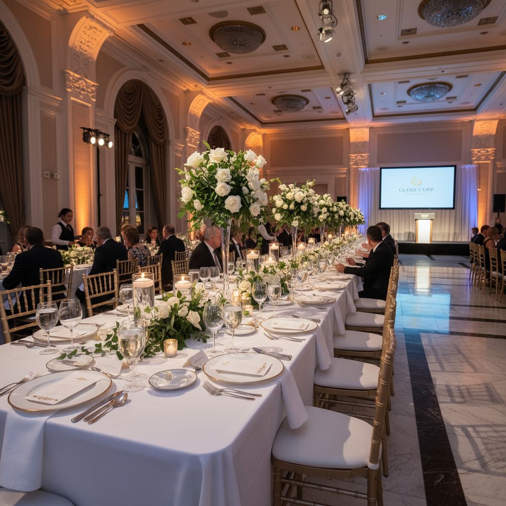 Corporate gala dinner