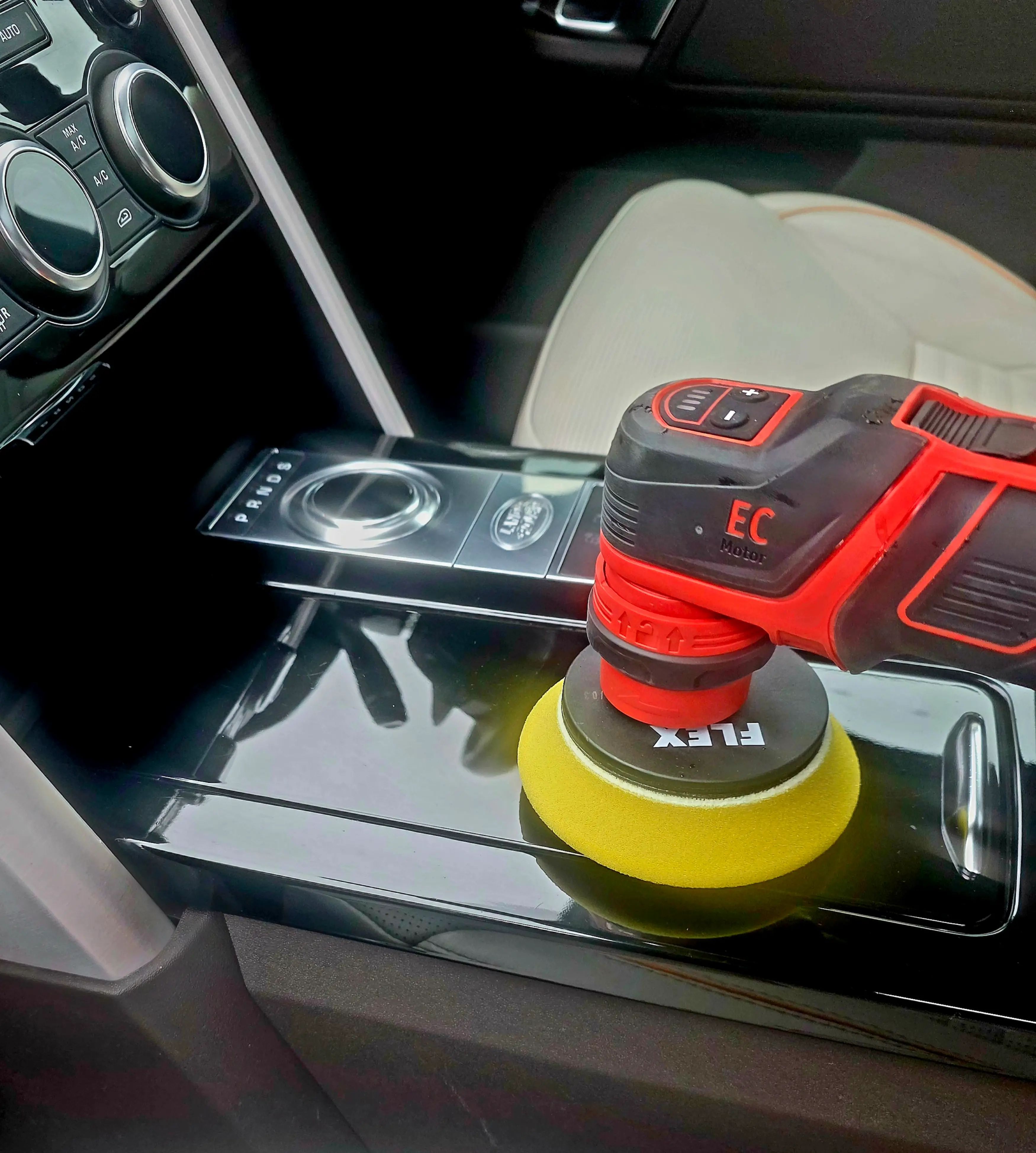 Interior Gloss Trim Polishing