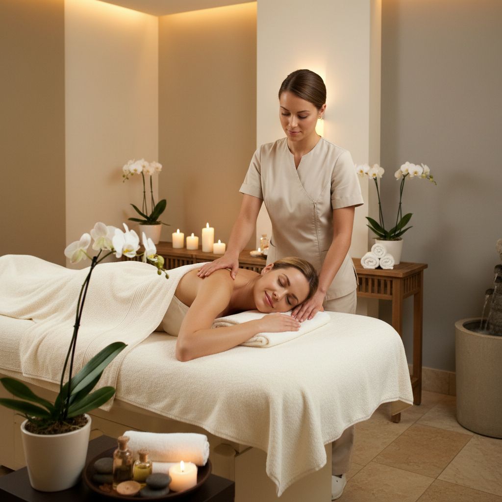 Lymphatic massage session